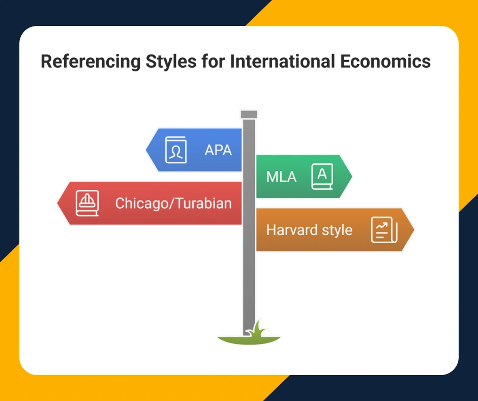  What referencing styles do you use for International Economics