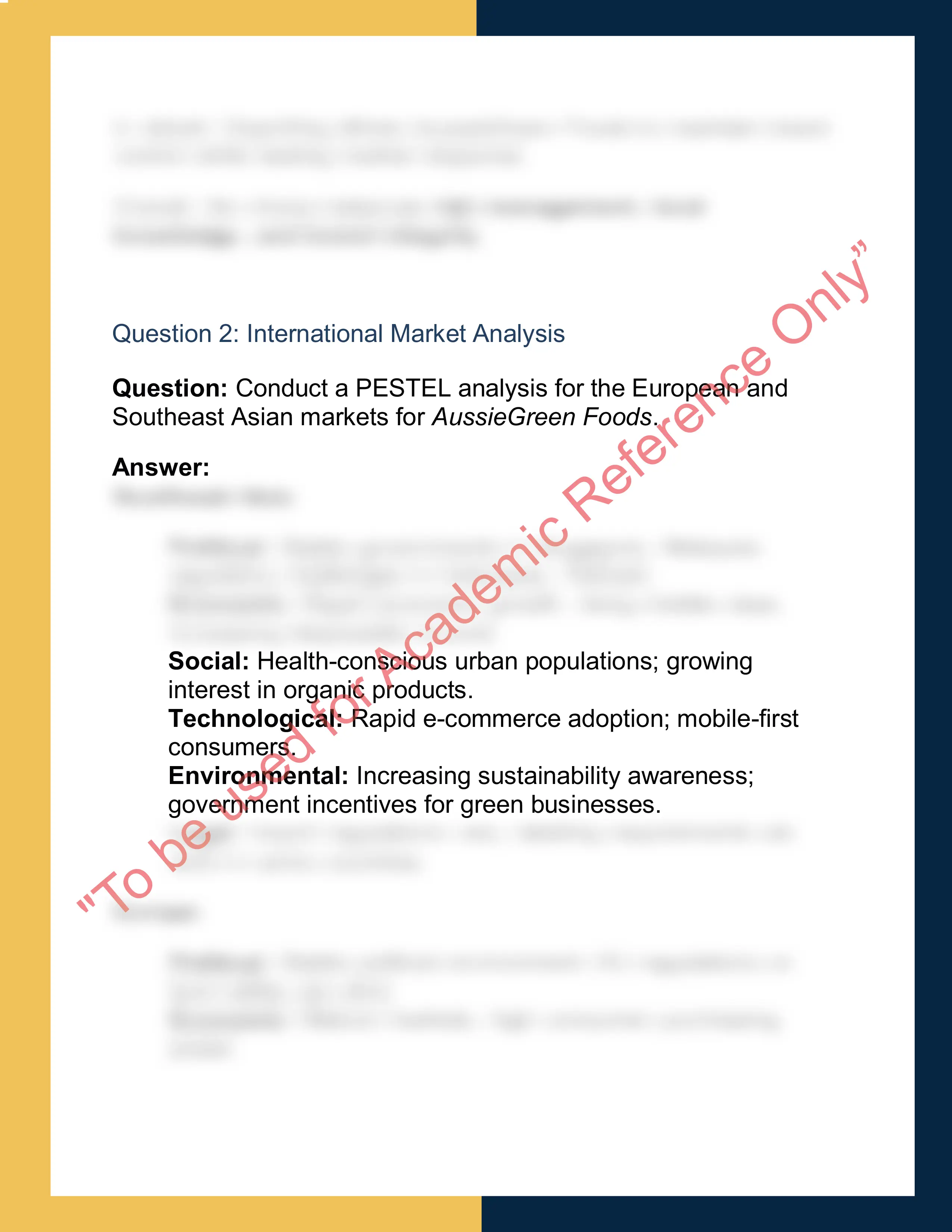 IMKTG6002 – International  Marketing 1