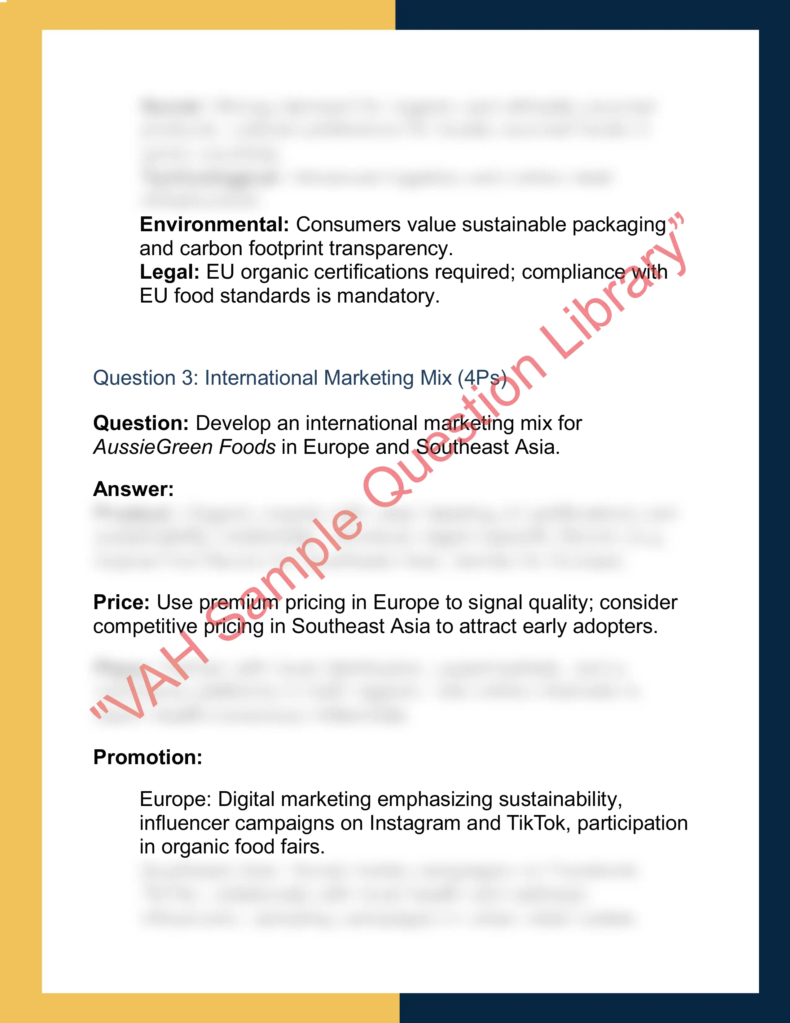IMKTG6002 – International  Marketing 2
