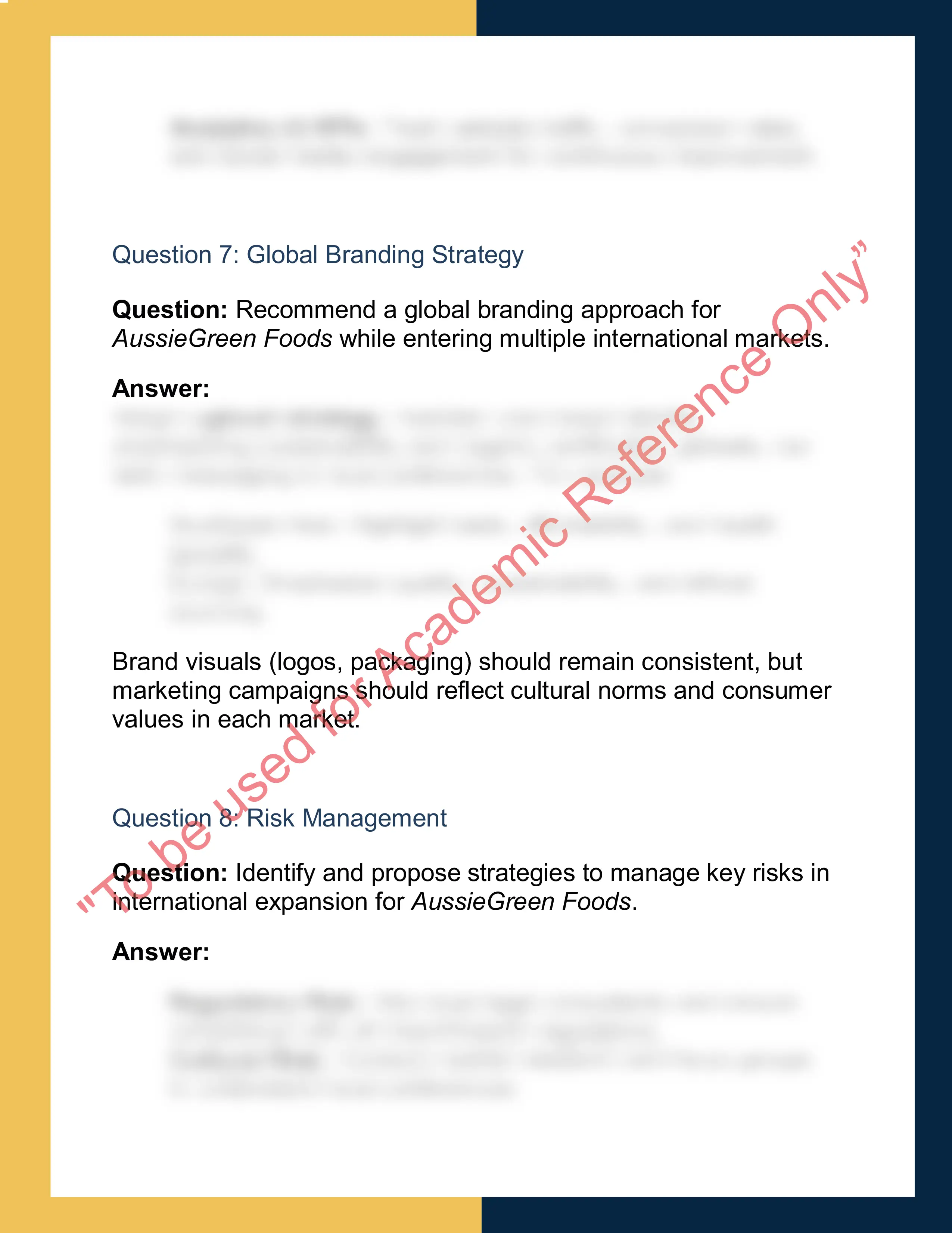 IMKTG6002 – International  Marketing 5