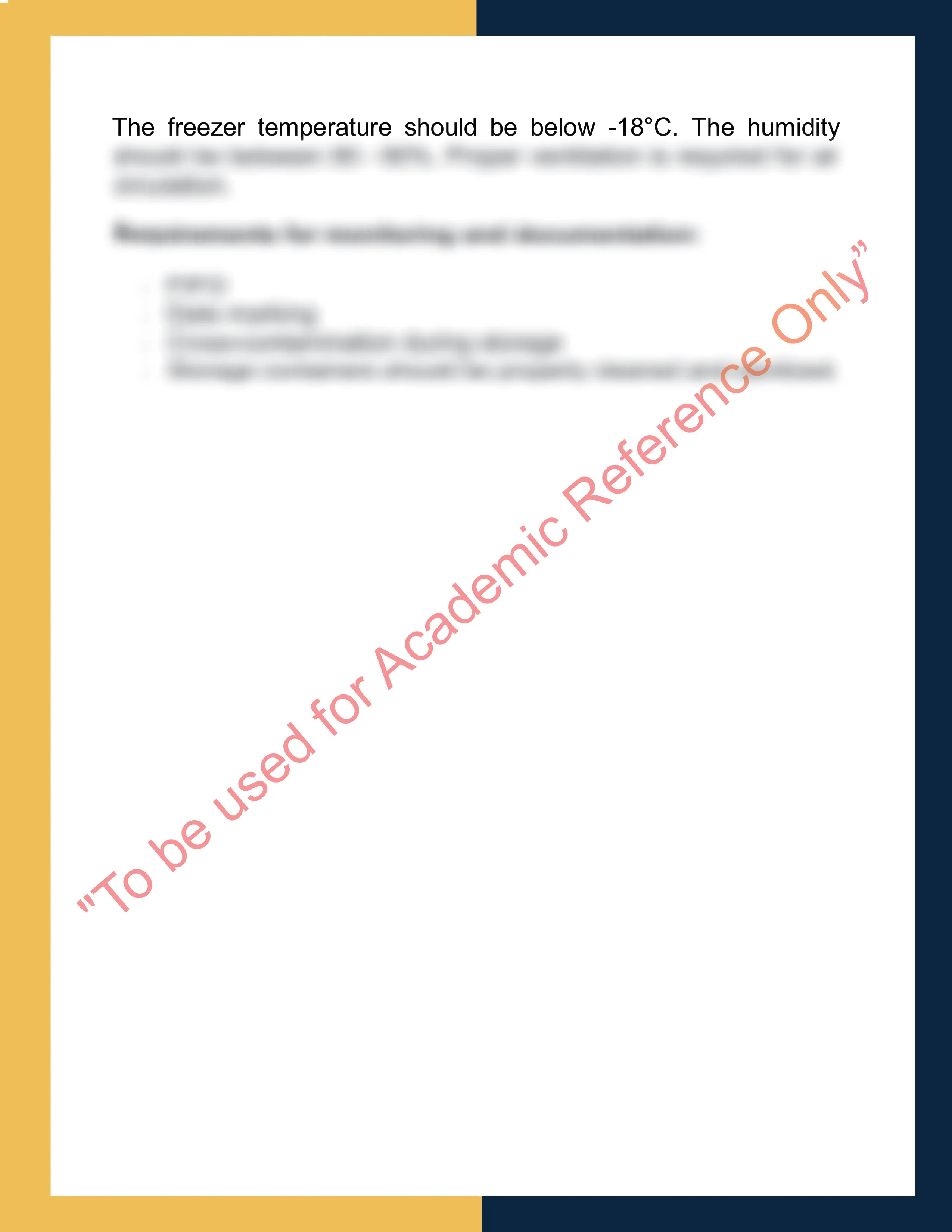 Sample solution for SITXINV006 Receive, store and maintain stock 1