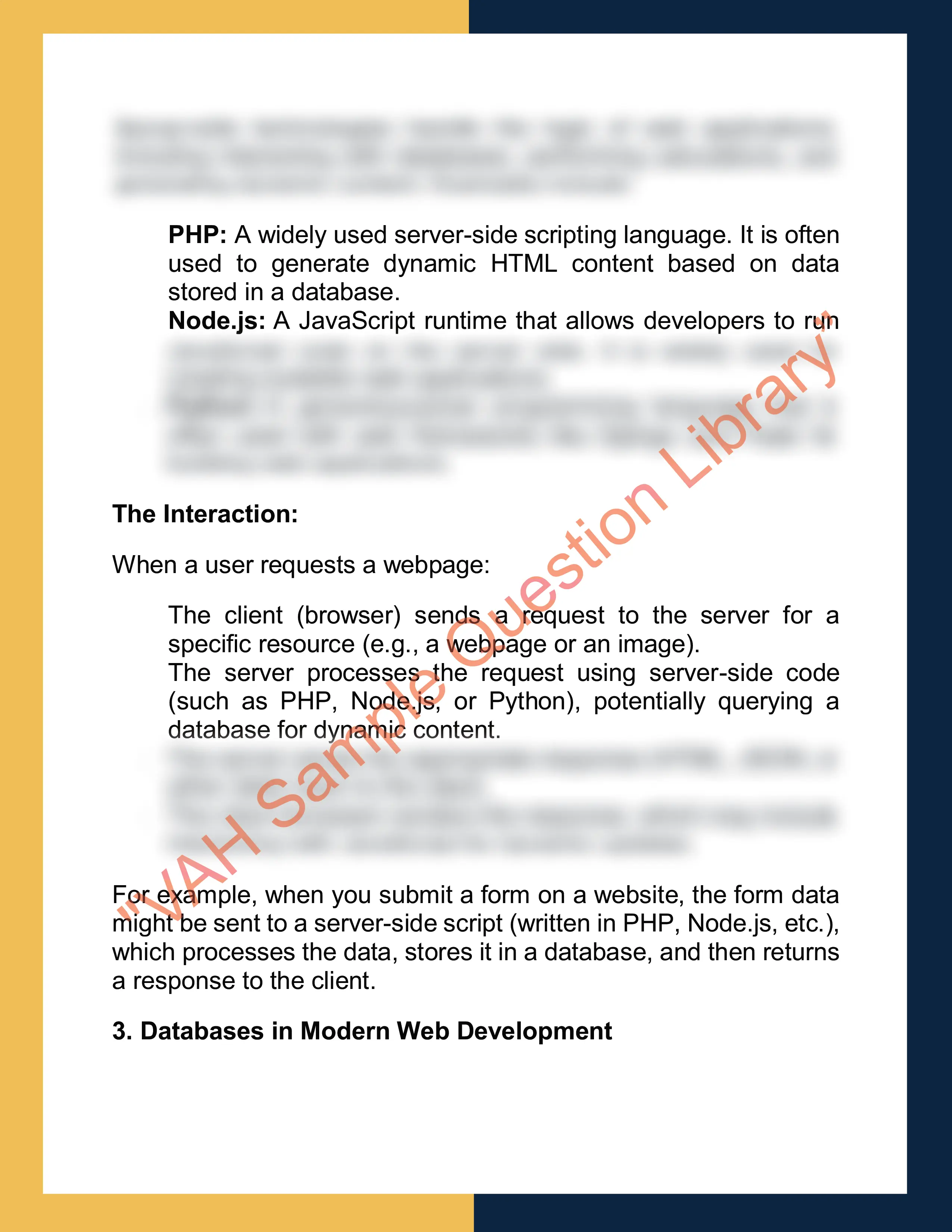 Assignment sample solution of ITC102 - Web Development and Design 4