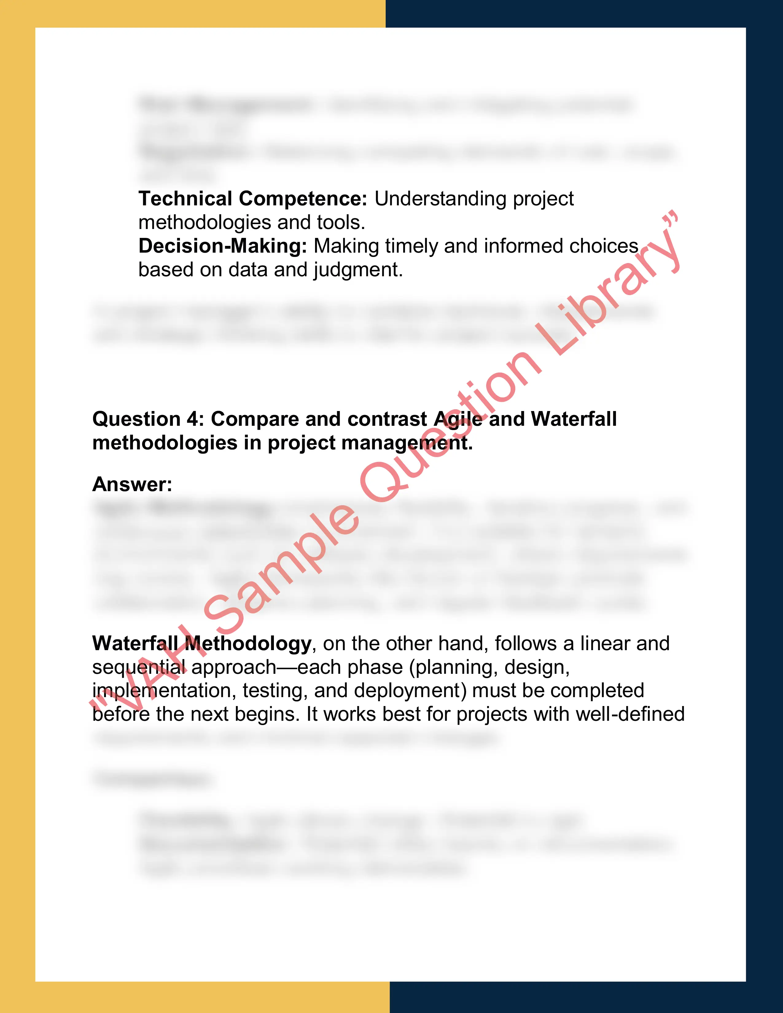 ITC201 – Project Management  Report 2