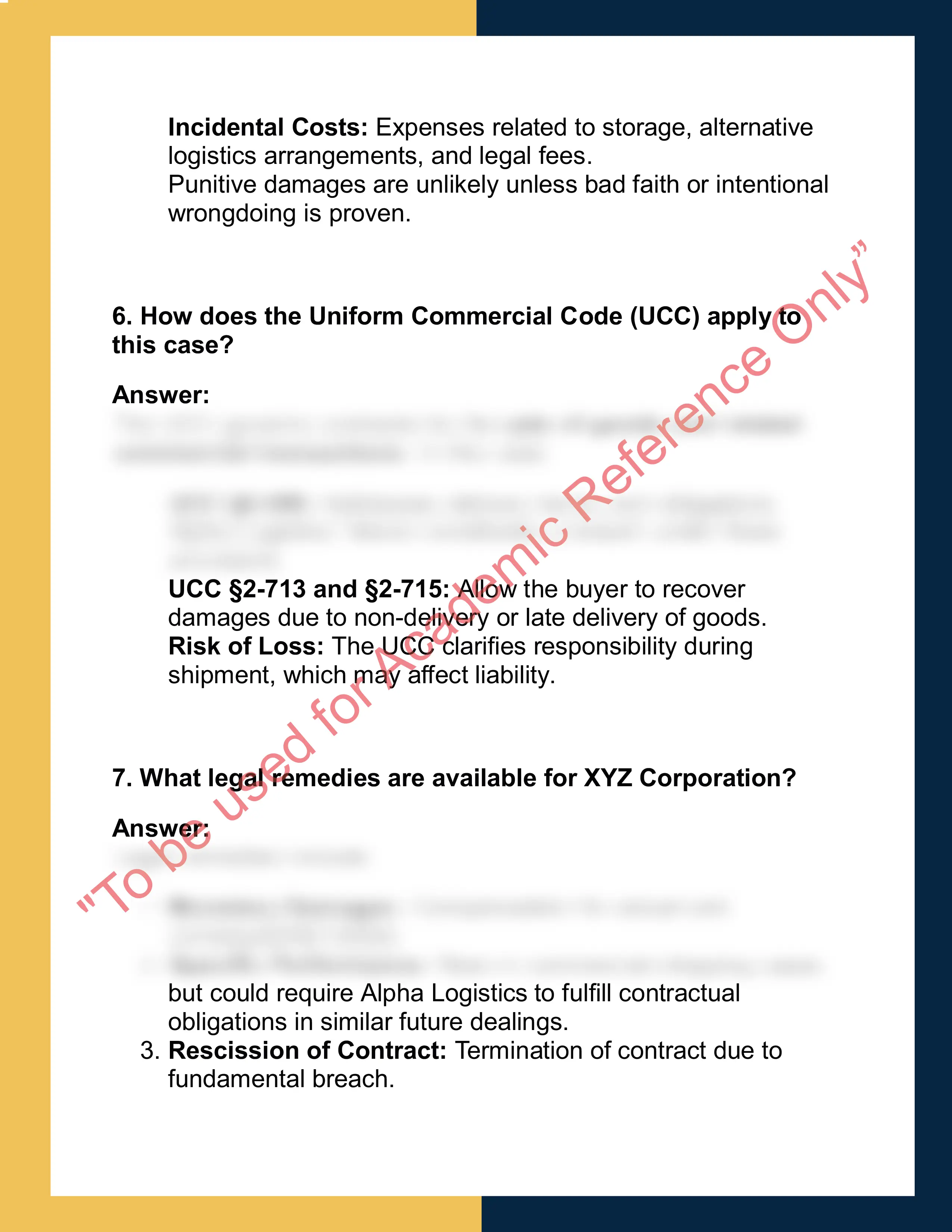 LAW201 – Business Law Case Report 3