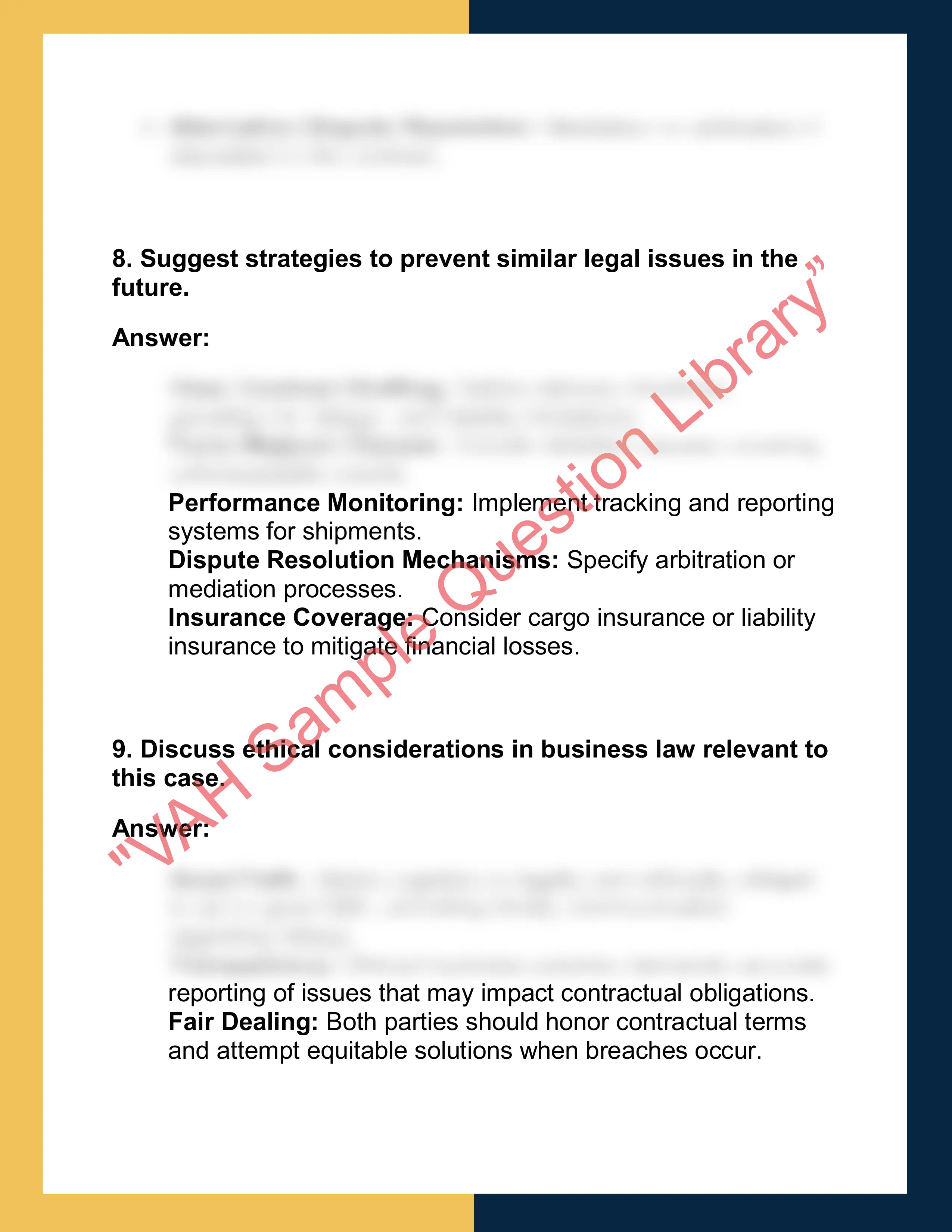 LAW201 – Business Law Case Report 4