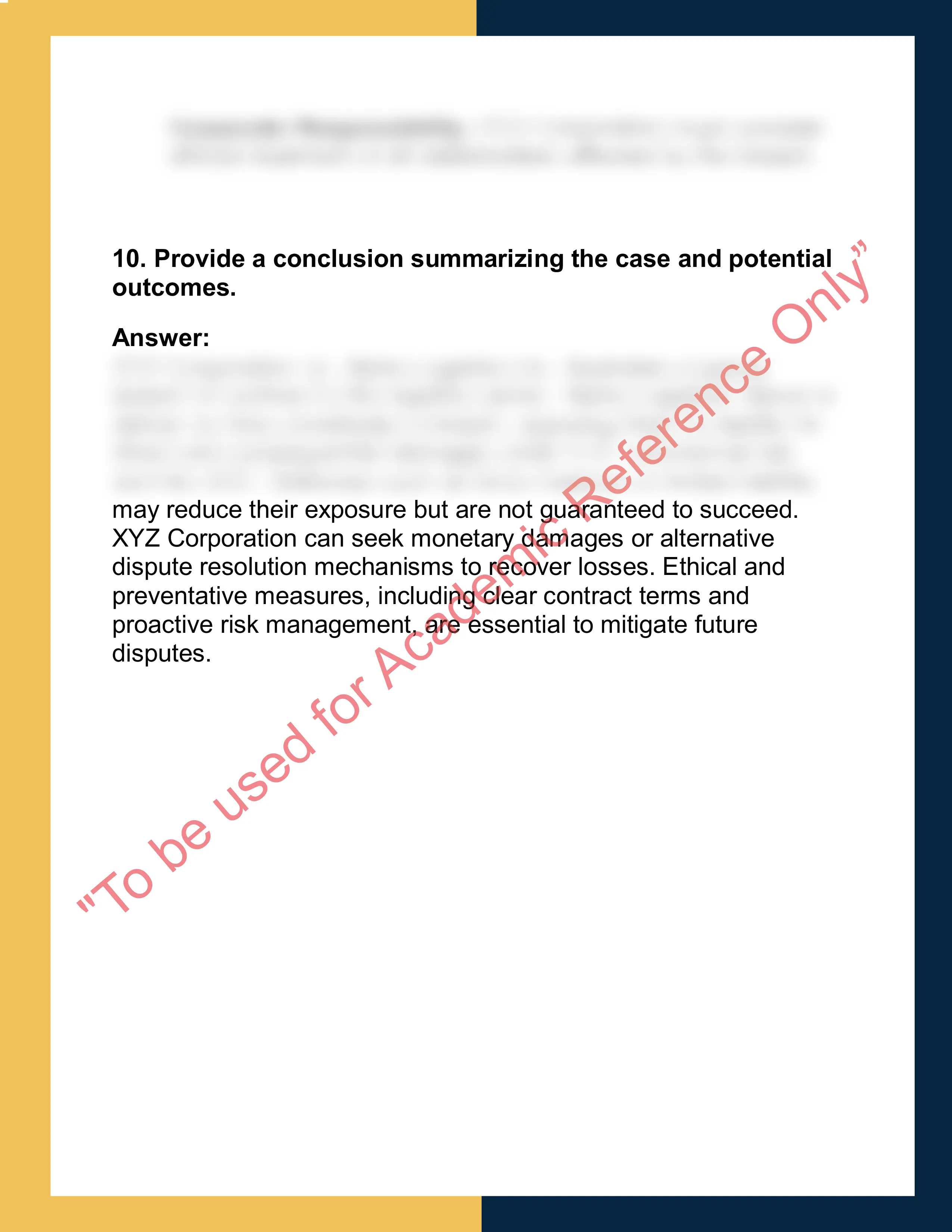 LAW201 – Business Law Case Report 5