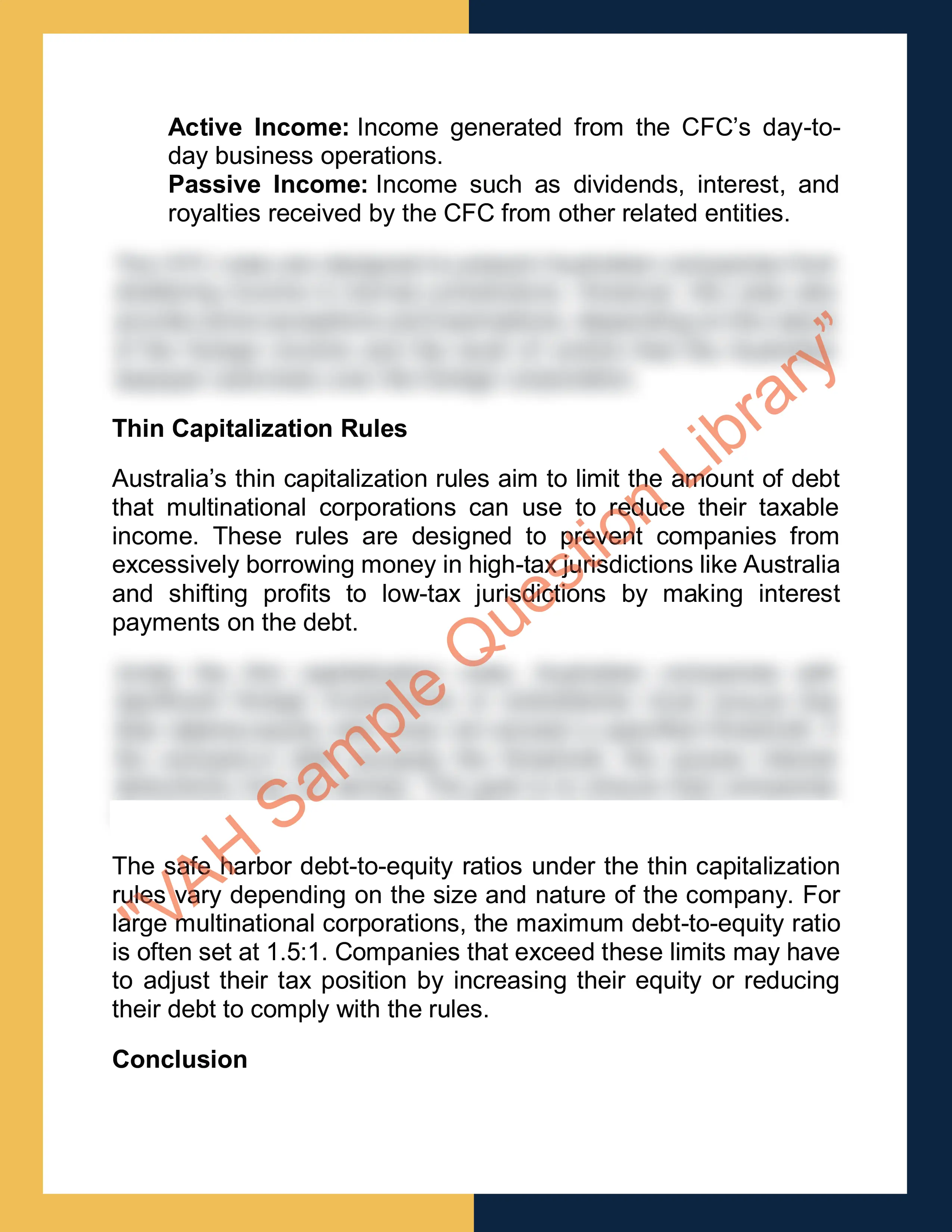 Assignment sample solution of LAW234 - UK Taxation Law 4