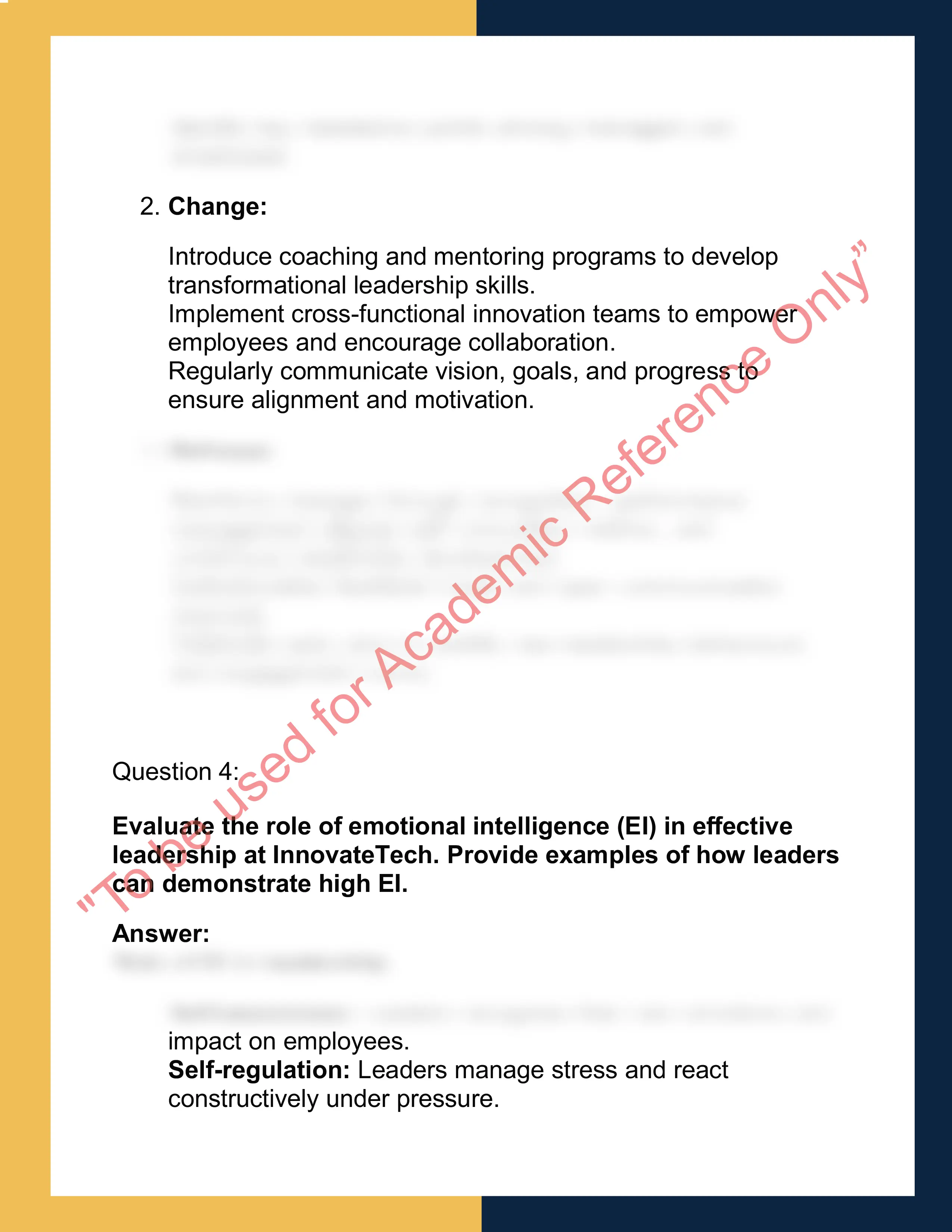 LEAD502 – Leadership in  Organizations 3