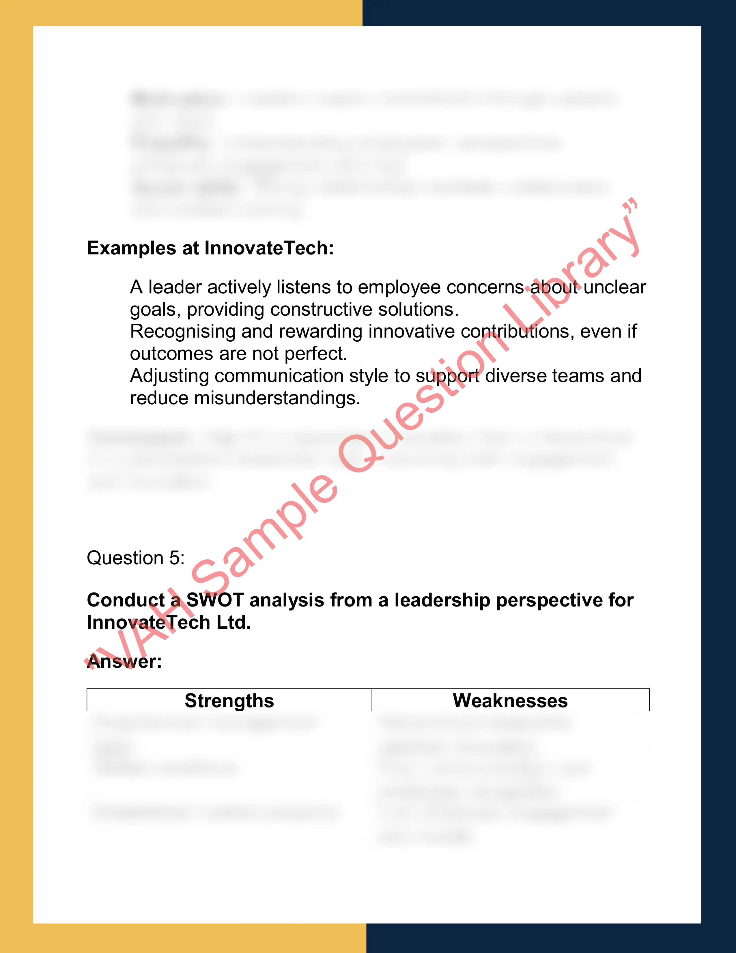 LEAD502 – Leadership in  Organizations 4