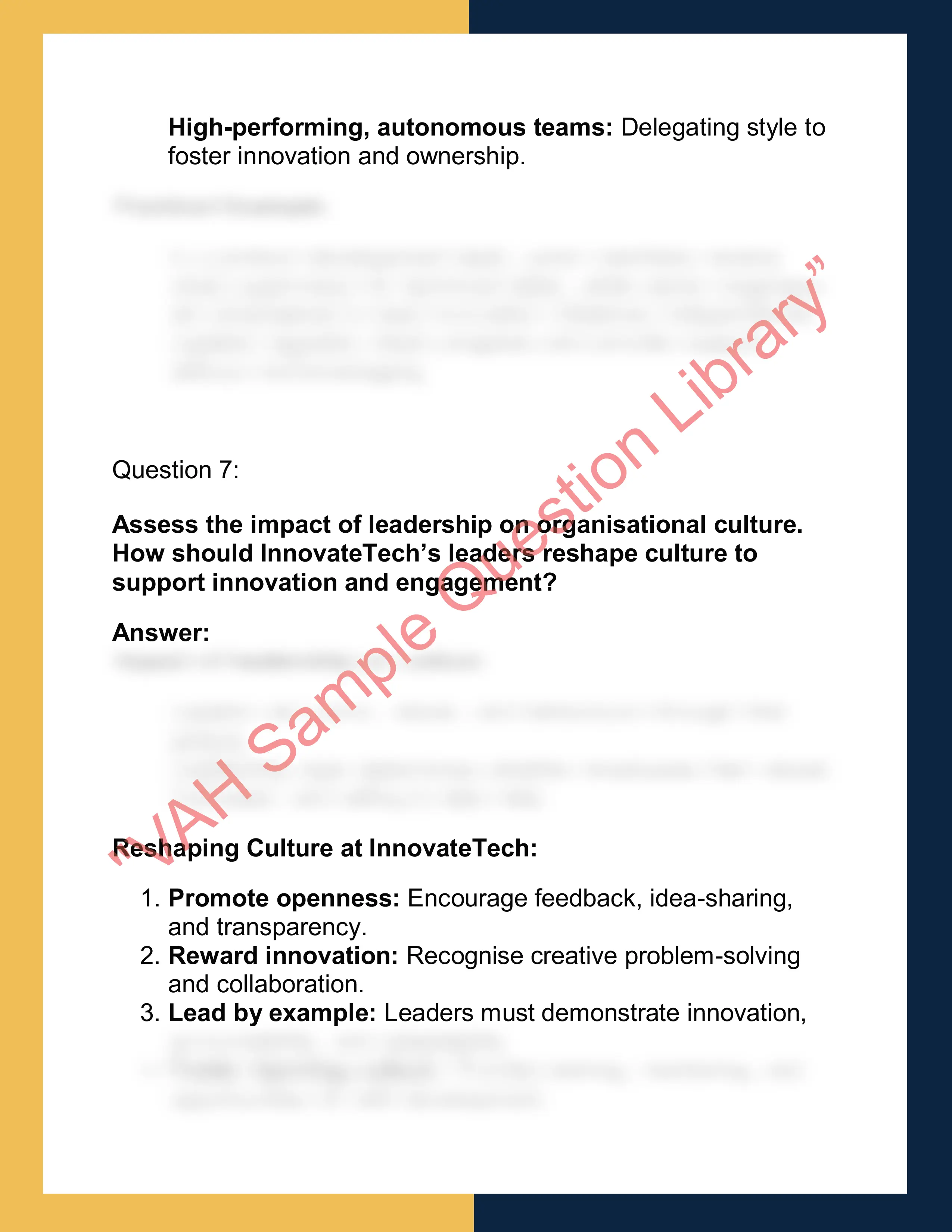 LEAD502 – Leadership in  Organizations 6