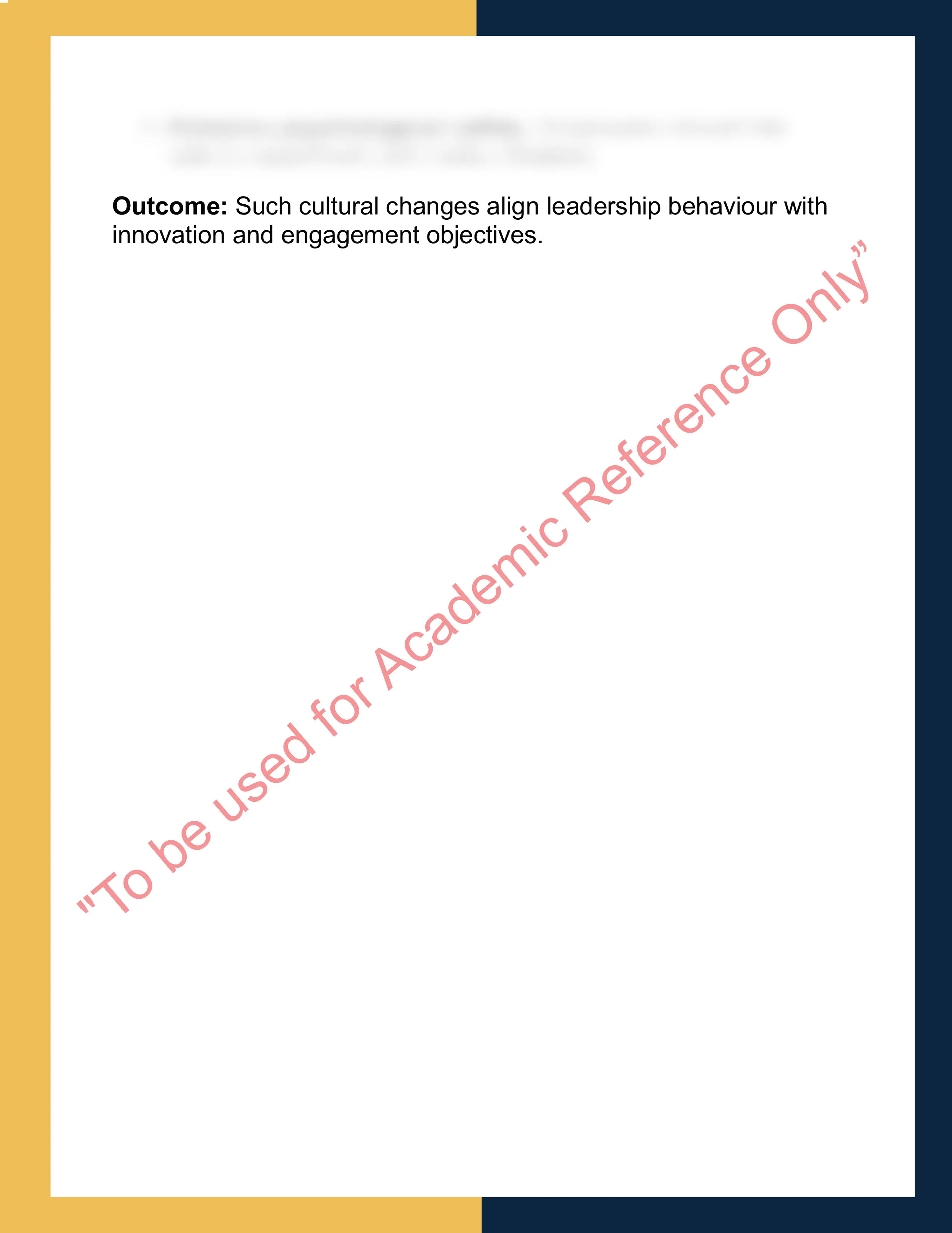 LEAD502 – Leadership in  Organizations 7