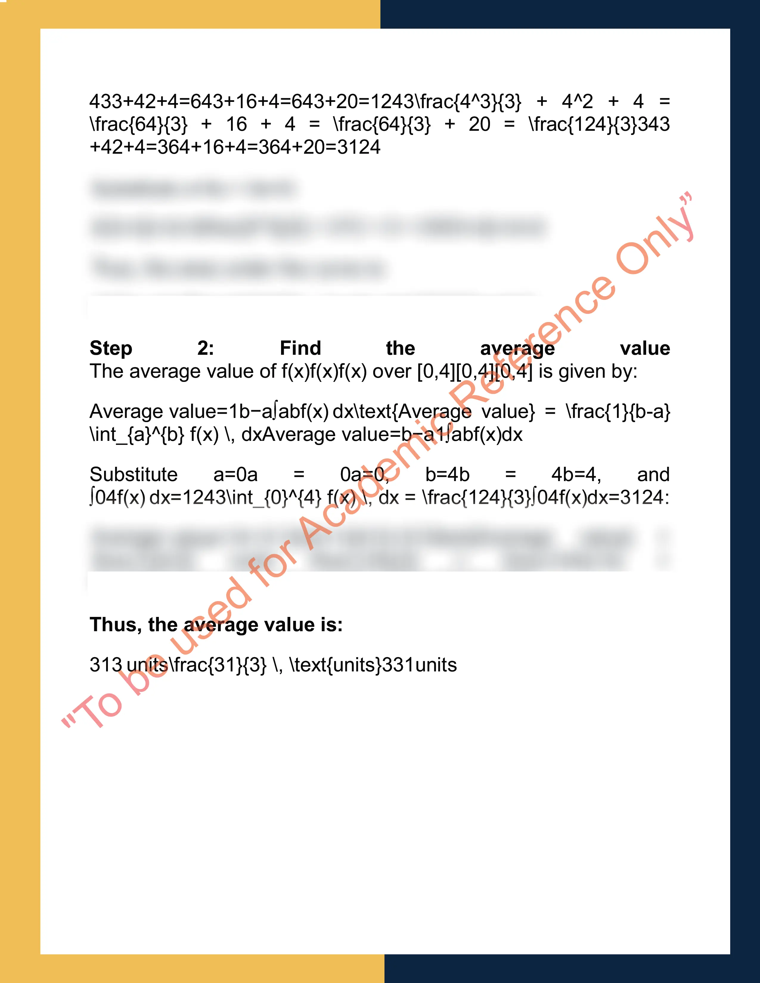Assignment sample solution of MATH101 - Introduction to Calculus 1