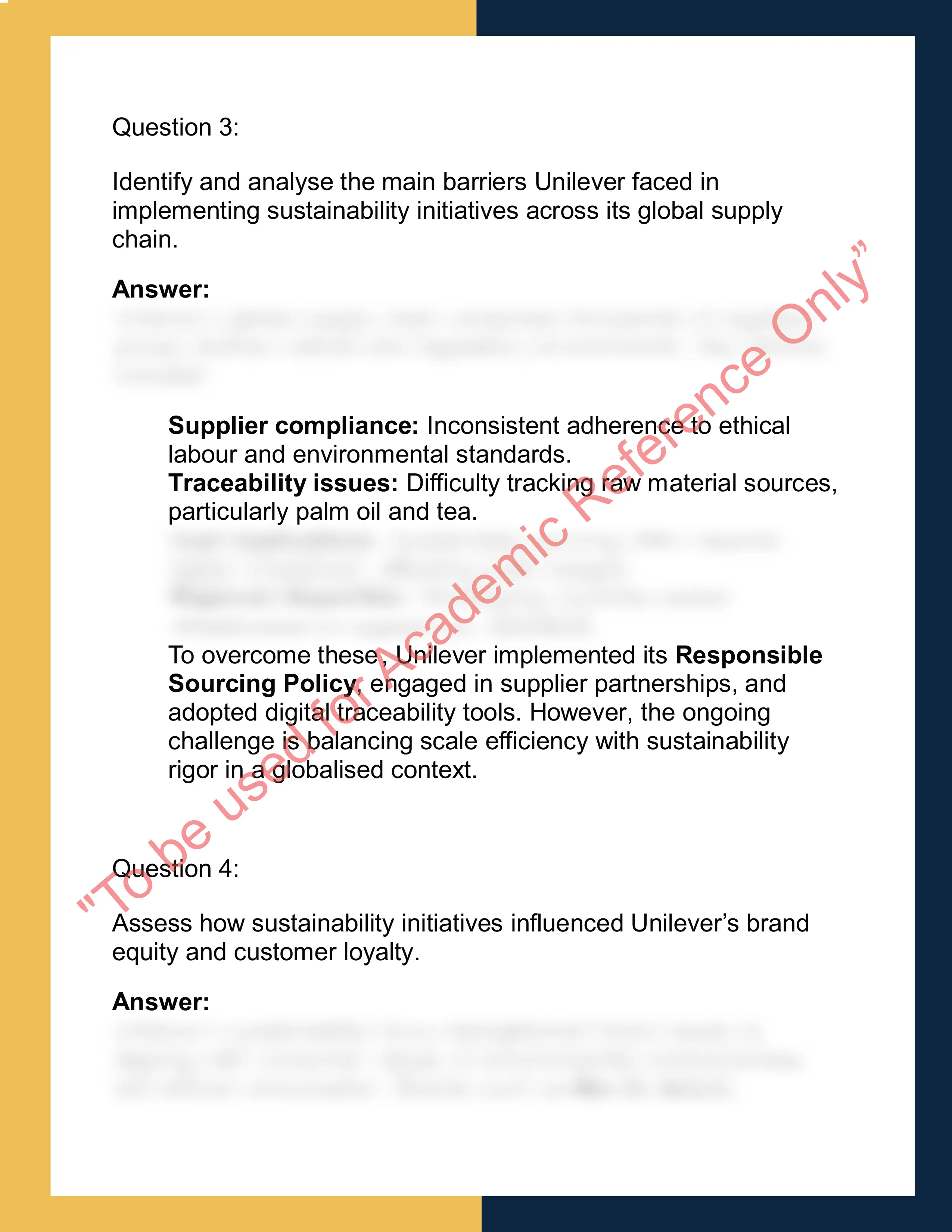 MBA7003– Global Business Strategy and Sustainability 3