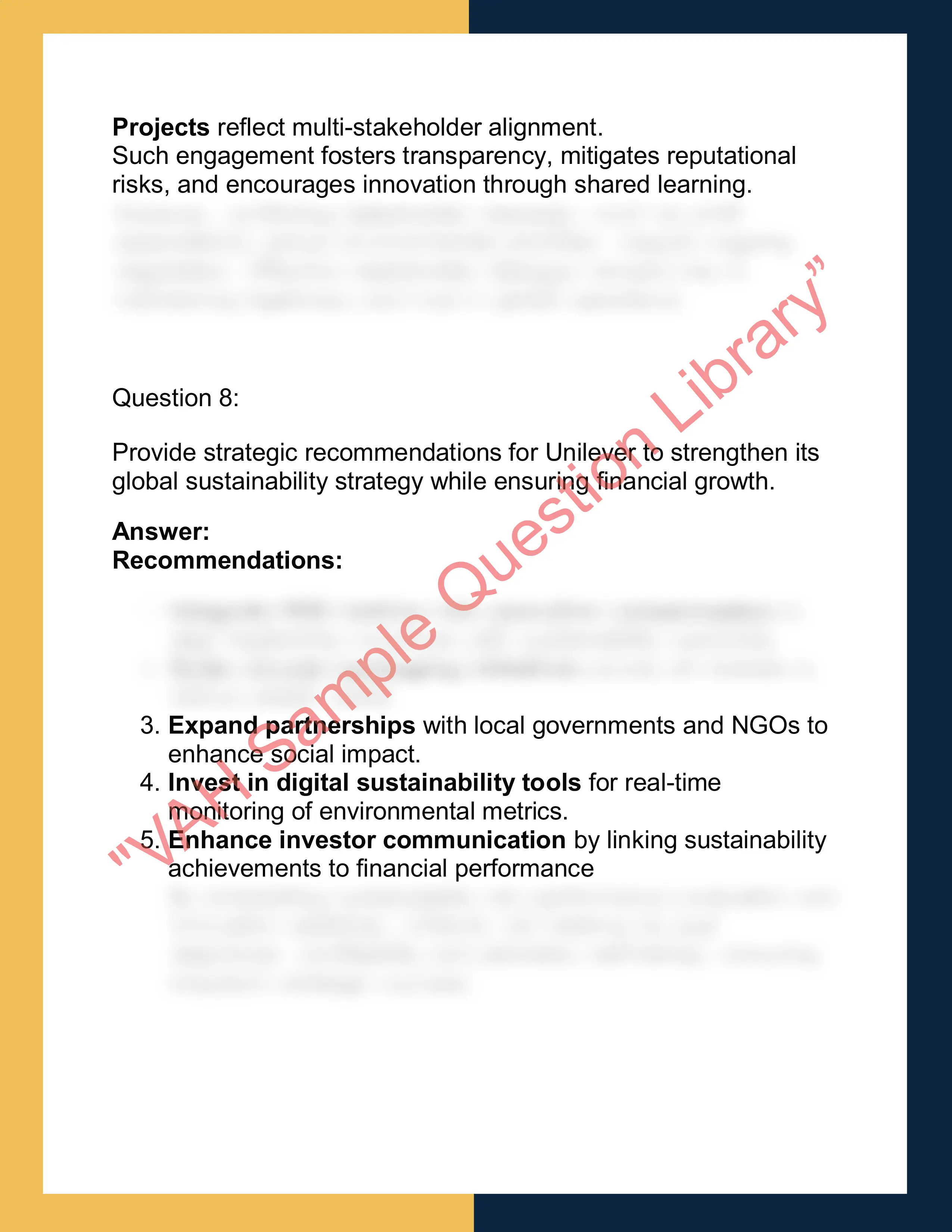 MBA7003– Global Business Strategy and Sustainability 6