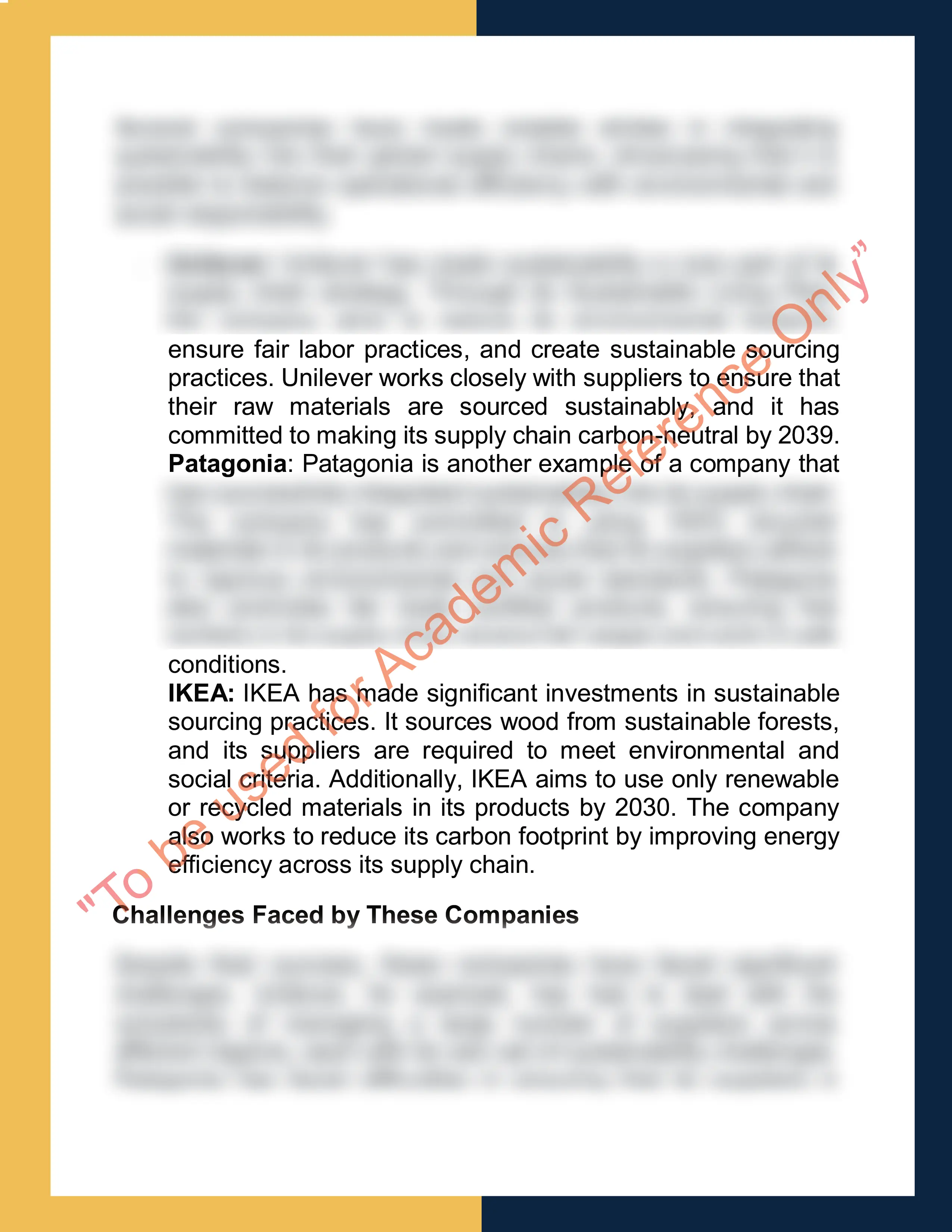 Assignment sample solution of MGMT5021 – Global Supply Chain Management 5