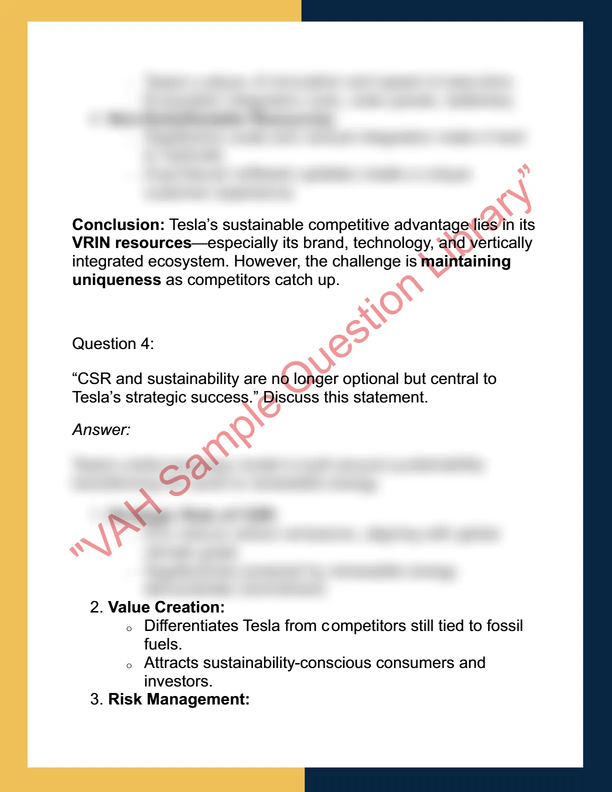 MGMT6001- Strategic  Management 4