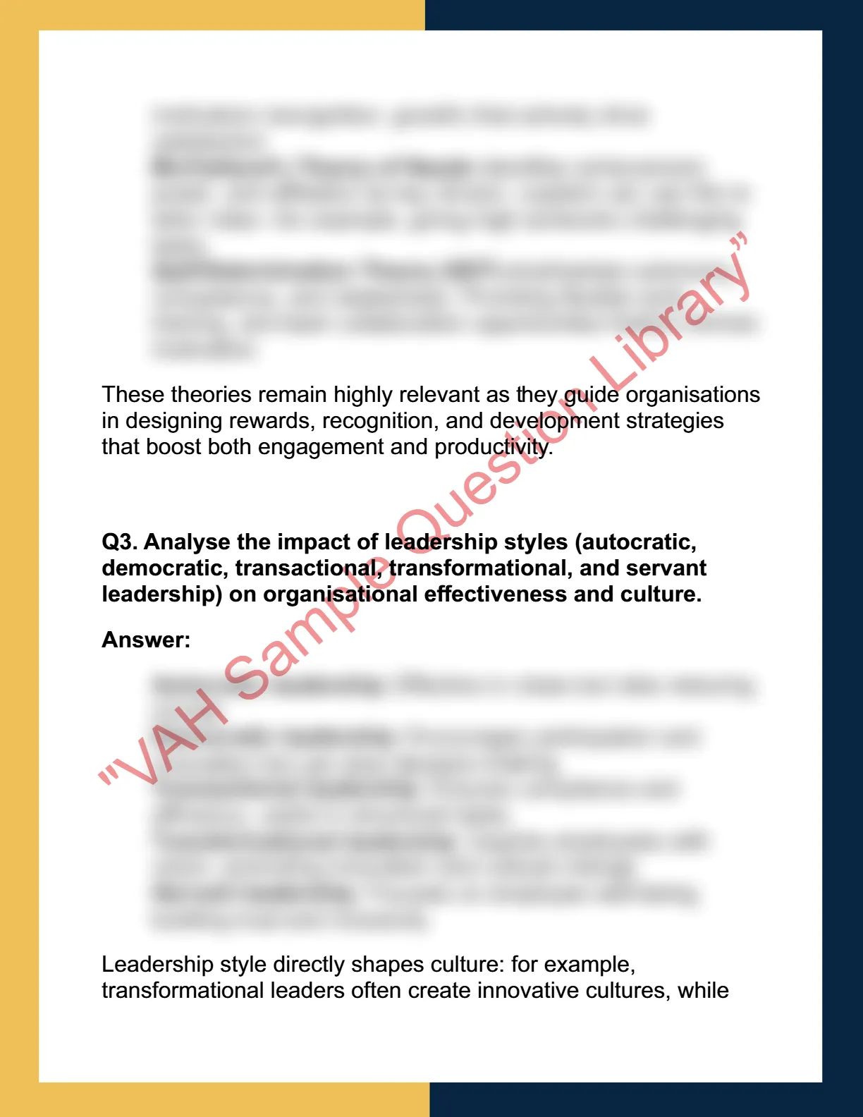 MGMT6002- Organizational  Behavior 2