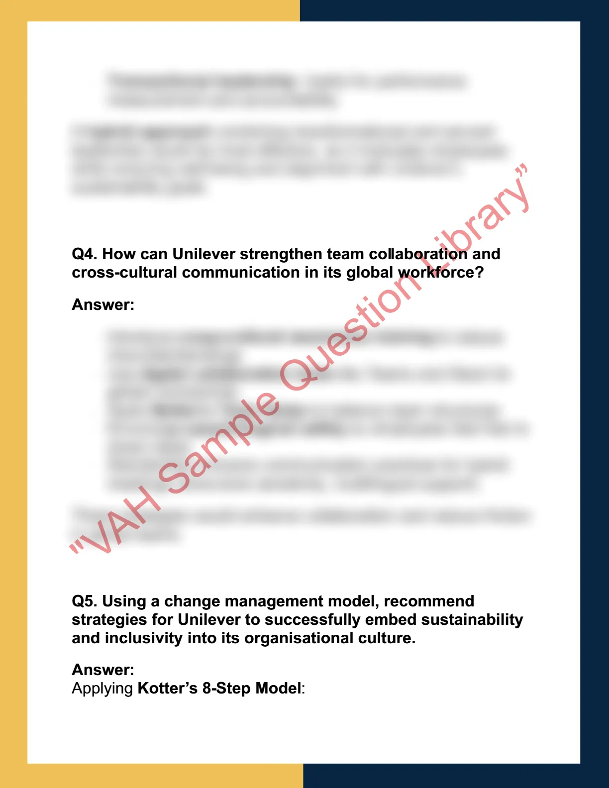MGMT6002- Organizational  Behavior 6