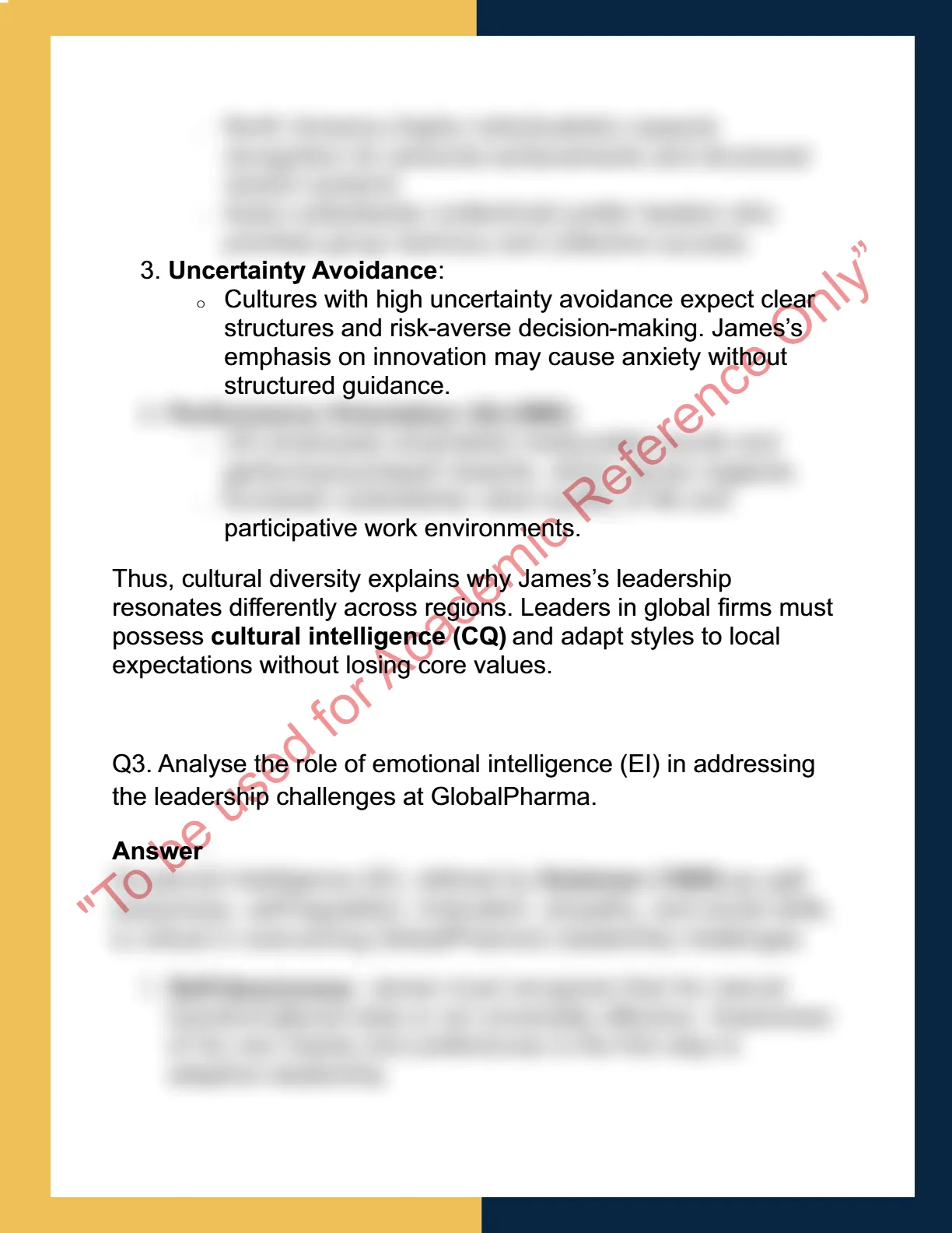 MGMT6003 – Leadership in  Organisations 3