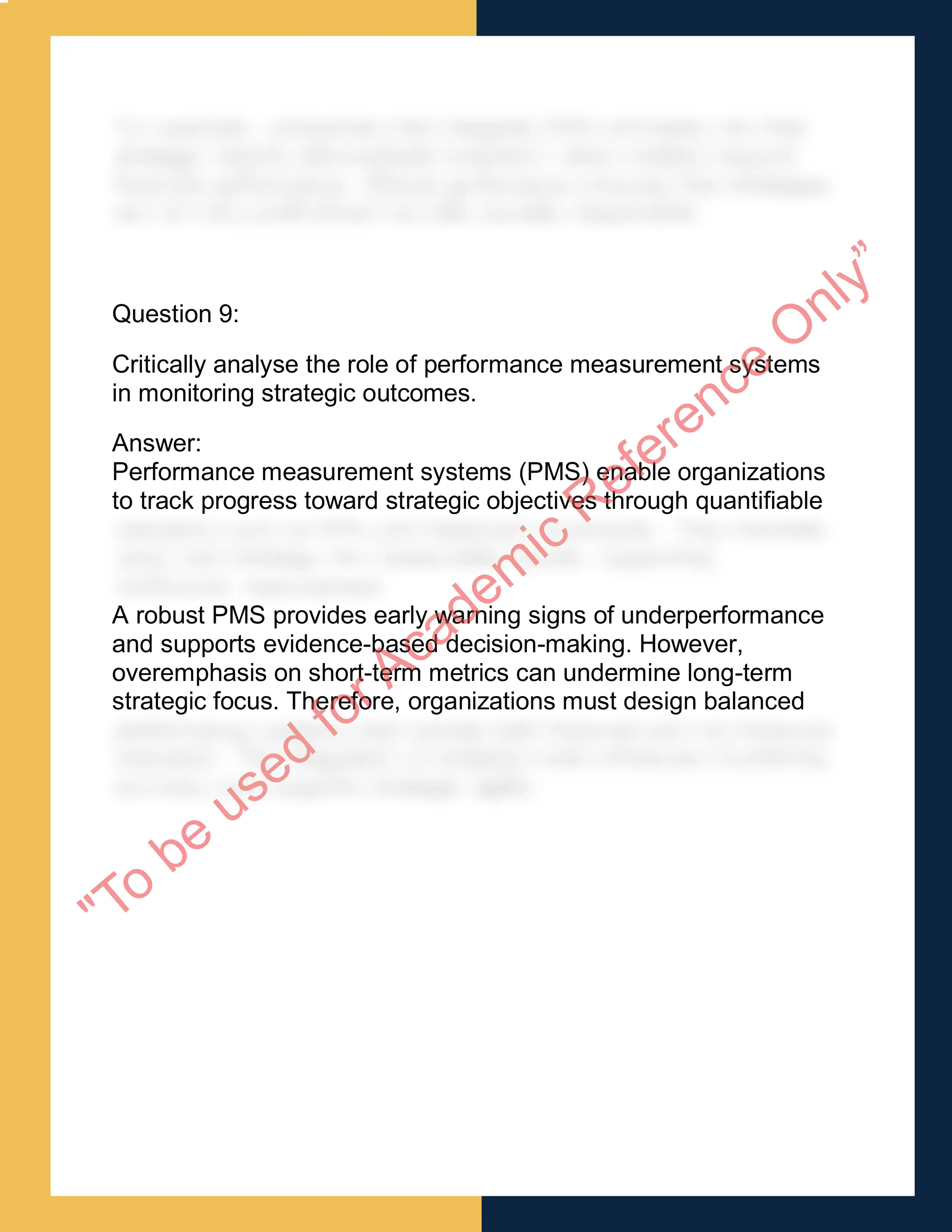 MGMT7104 – Strategic Management  and Analytical Reporting 5
