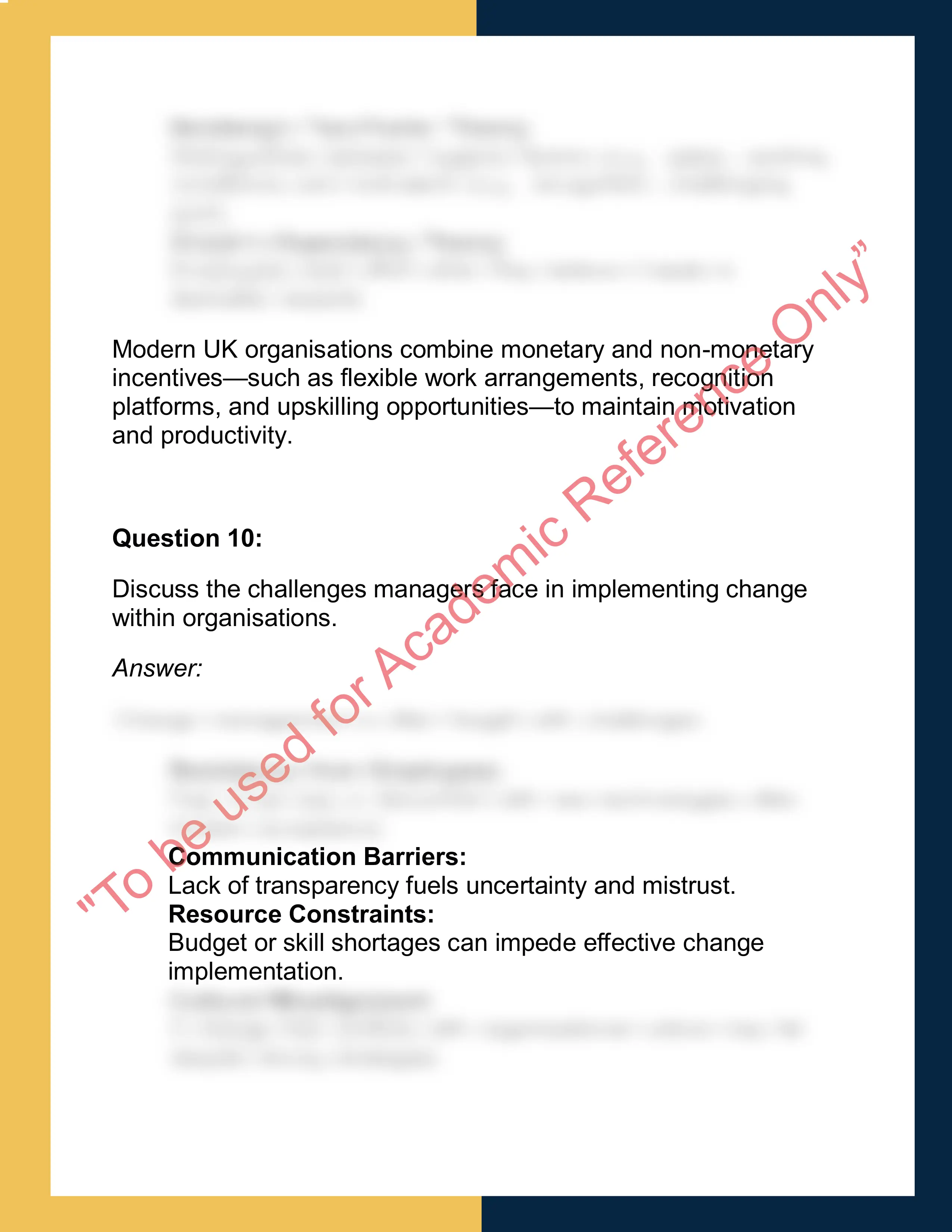 MGT101 – Principles of Management  Report 9