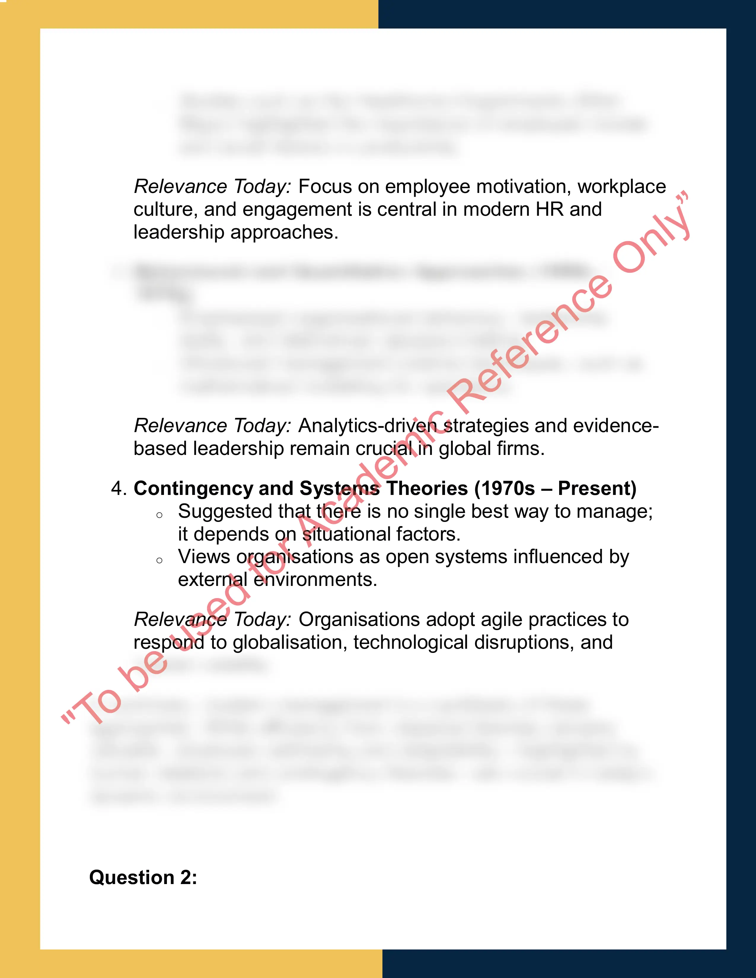 MGT101 – Principles of Management  Report 1