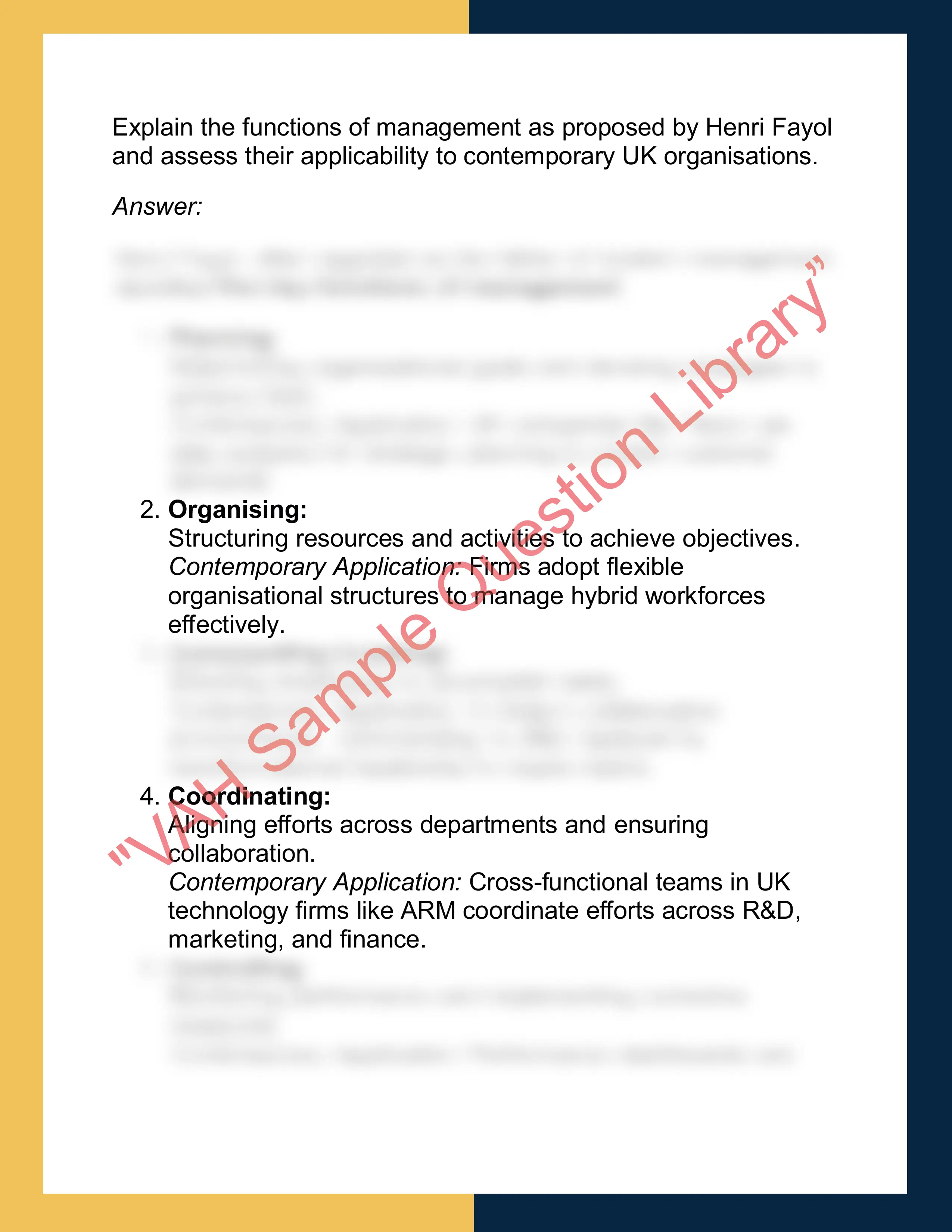 MGT101 – Principles of Management  Report 2