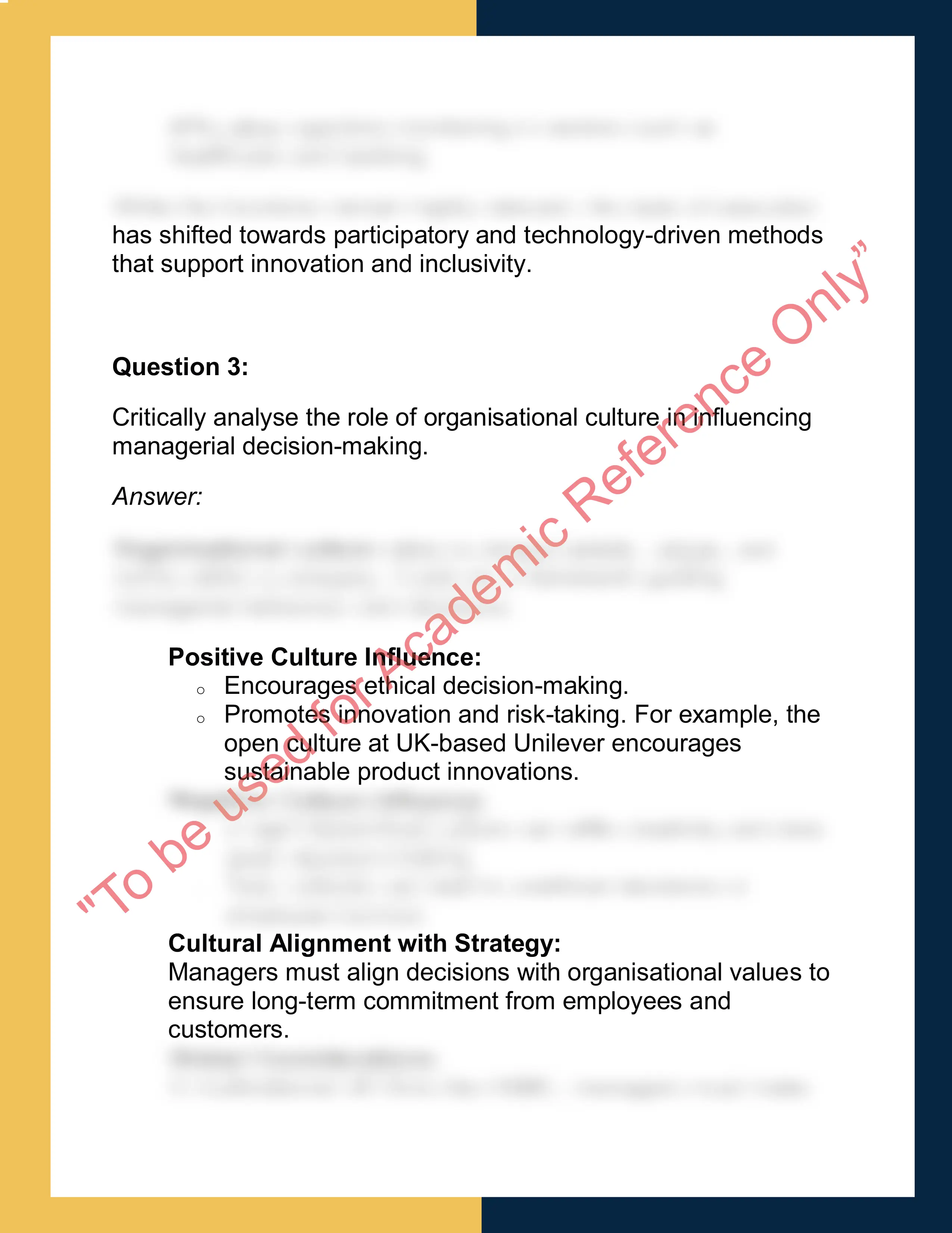 MGT101 – Principles of Management  Report 3