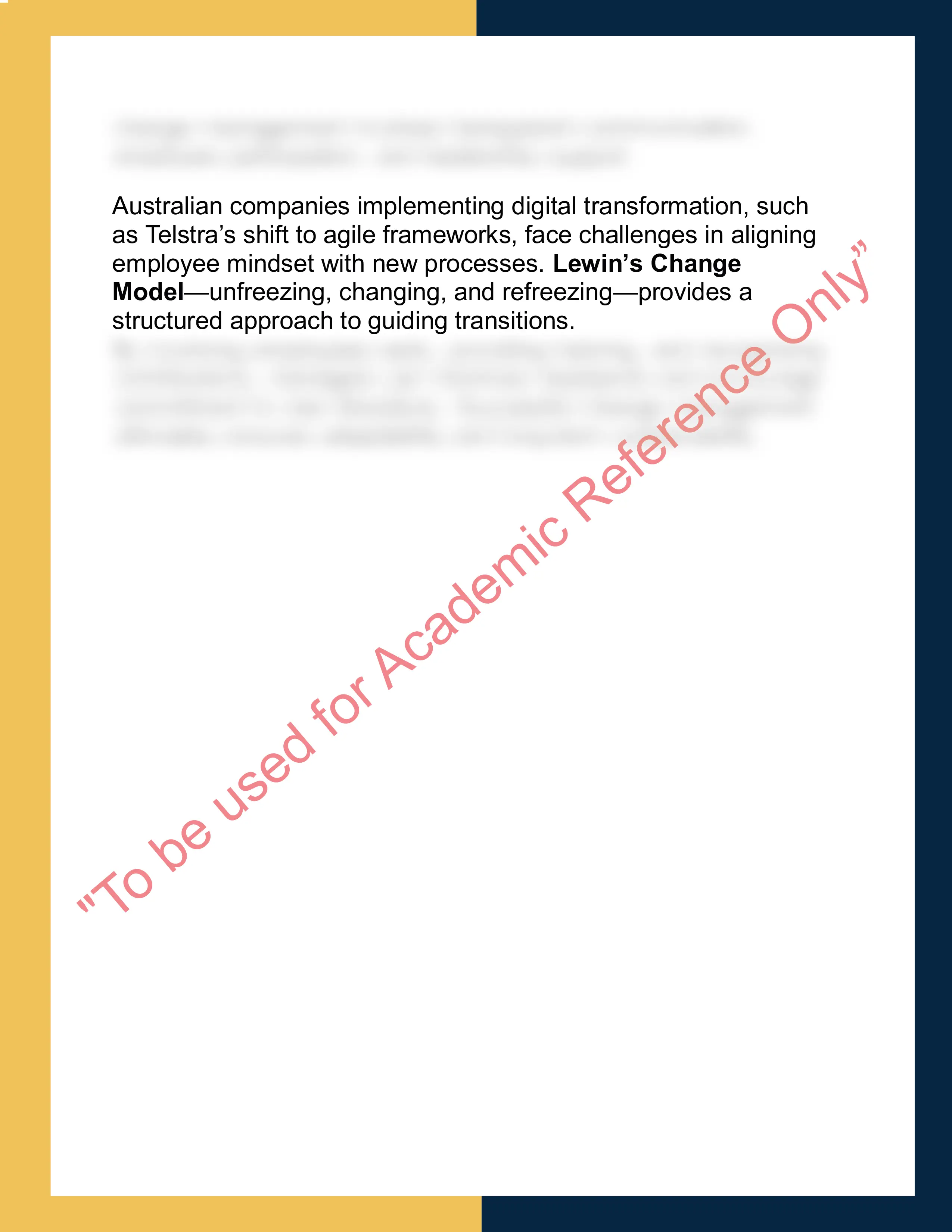 MGT201 – Organizational Behavior  Report 5