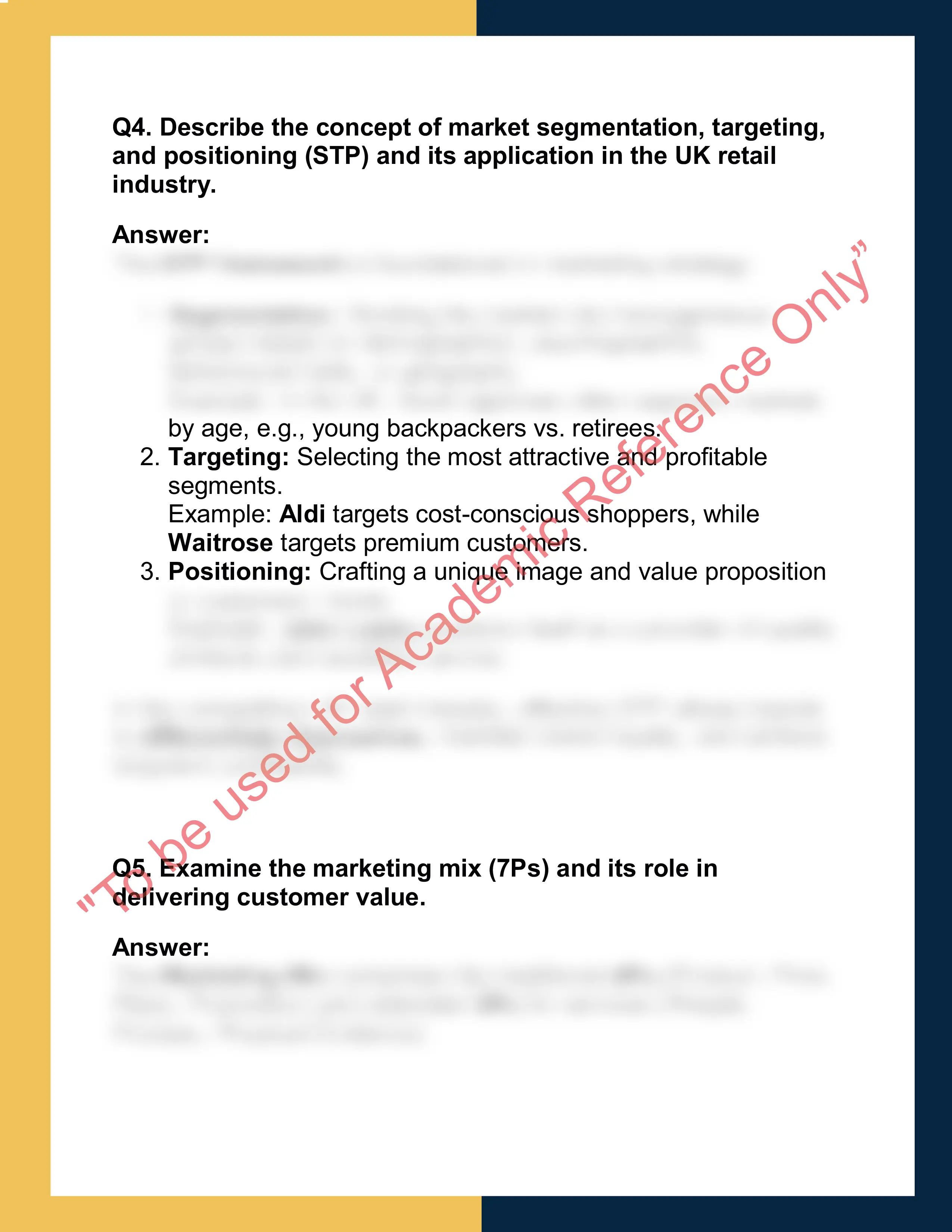 MKT101 – Principles of Marketing 3