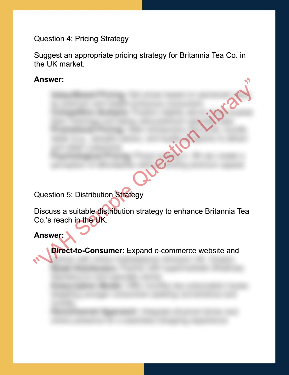 MKTG6001 – Marketing  Management 4
