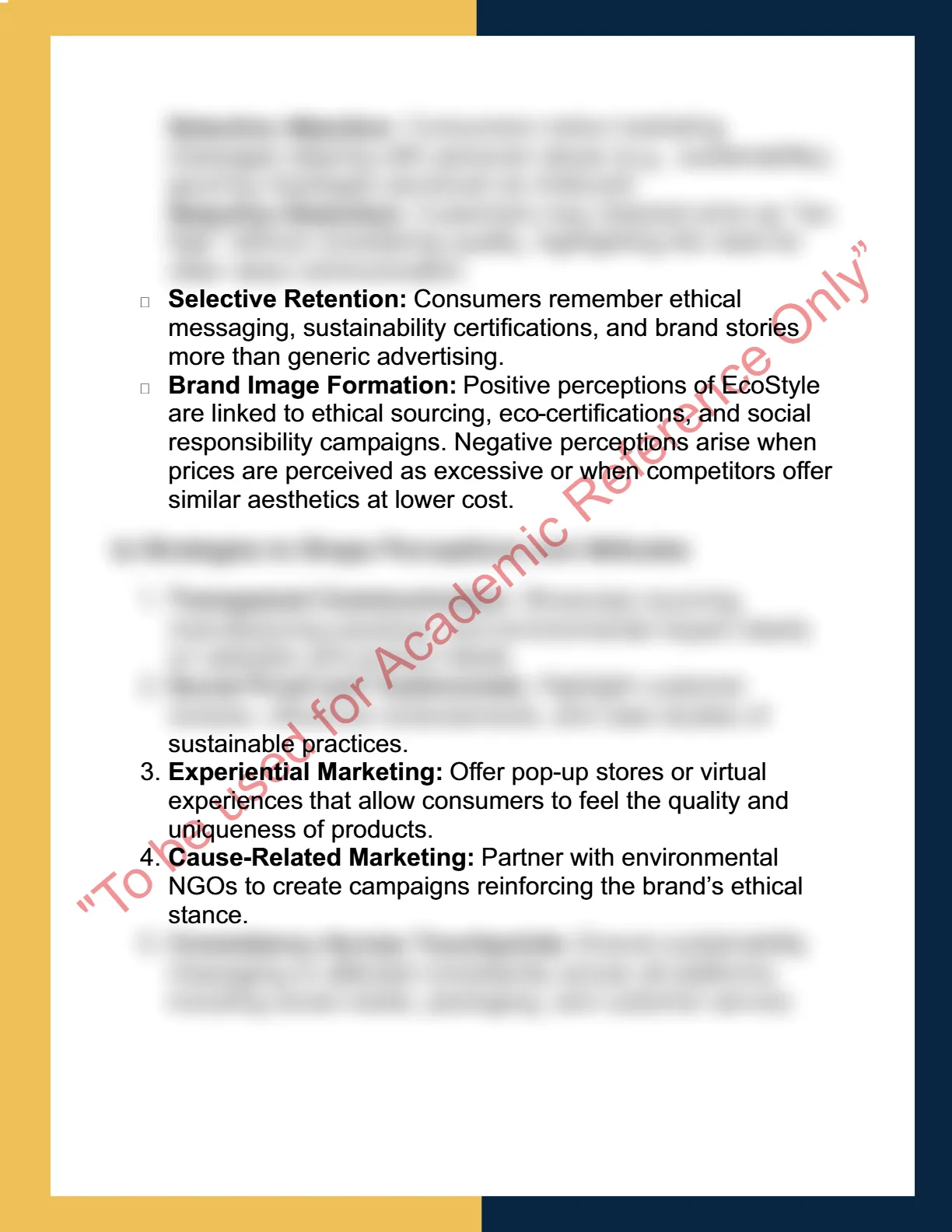 MKTG6002 – Consumer  Behaviour 3