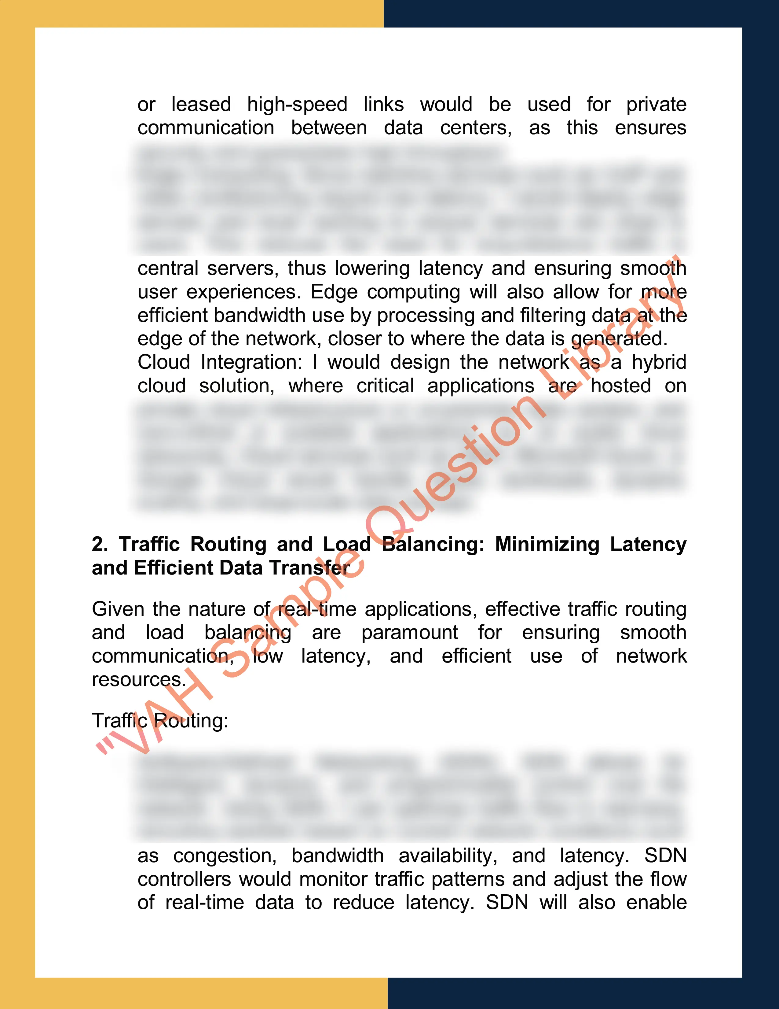 Assignment sample solution of NET4002 - Networking and Security 2