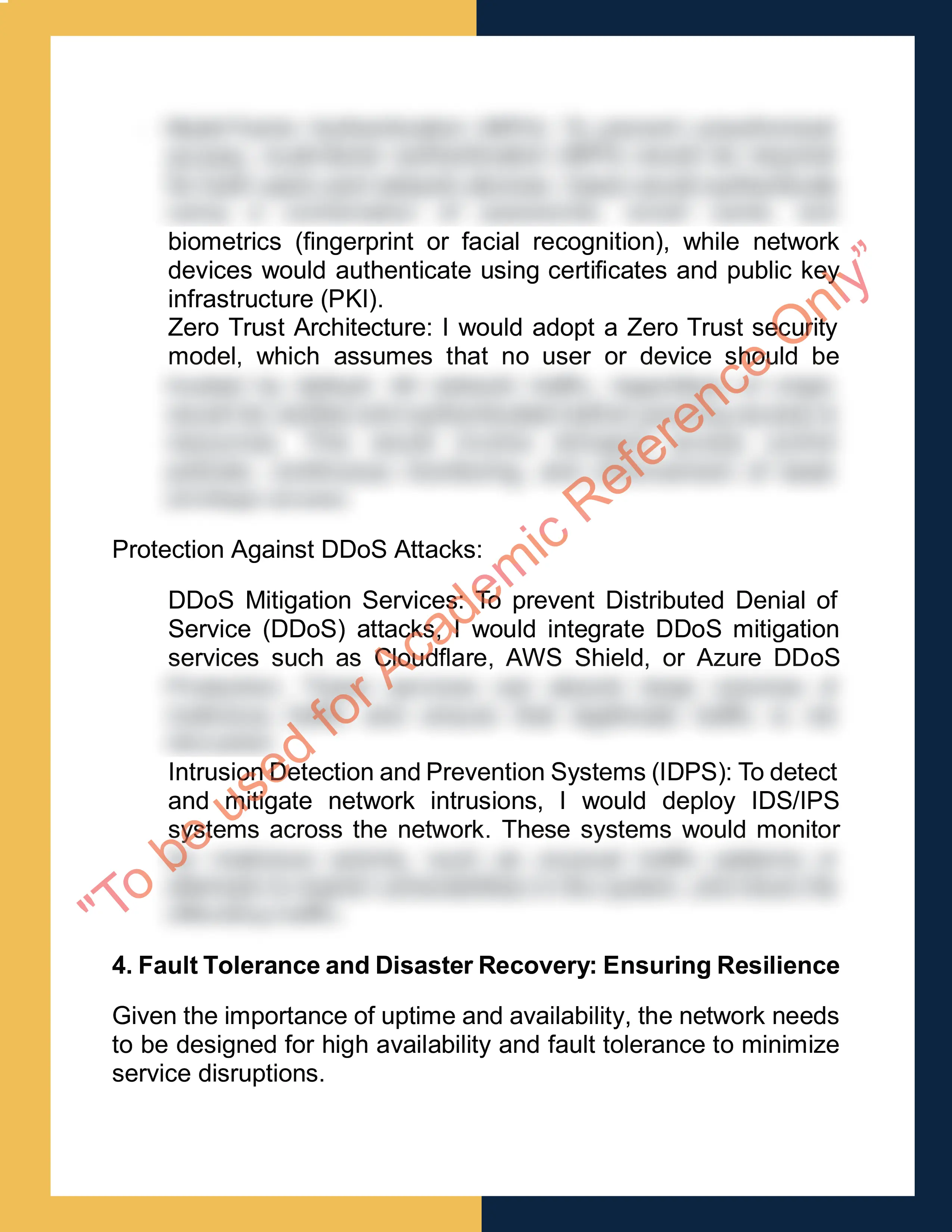 Assignment sample solution of NET4002 - Networking and Security 5