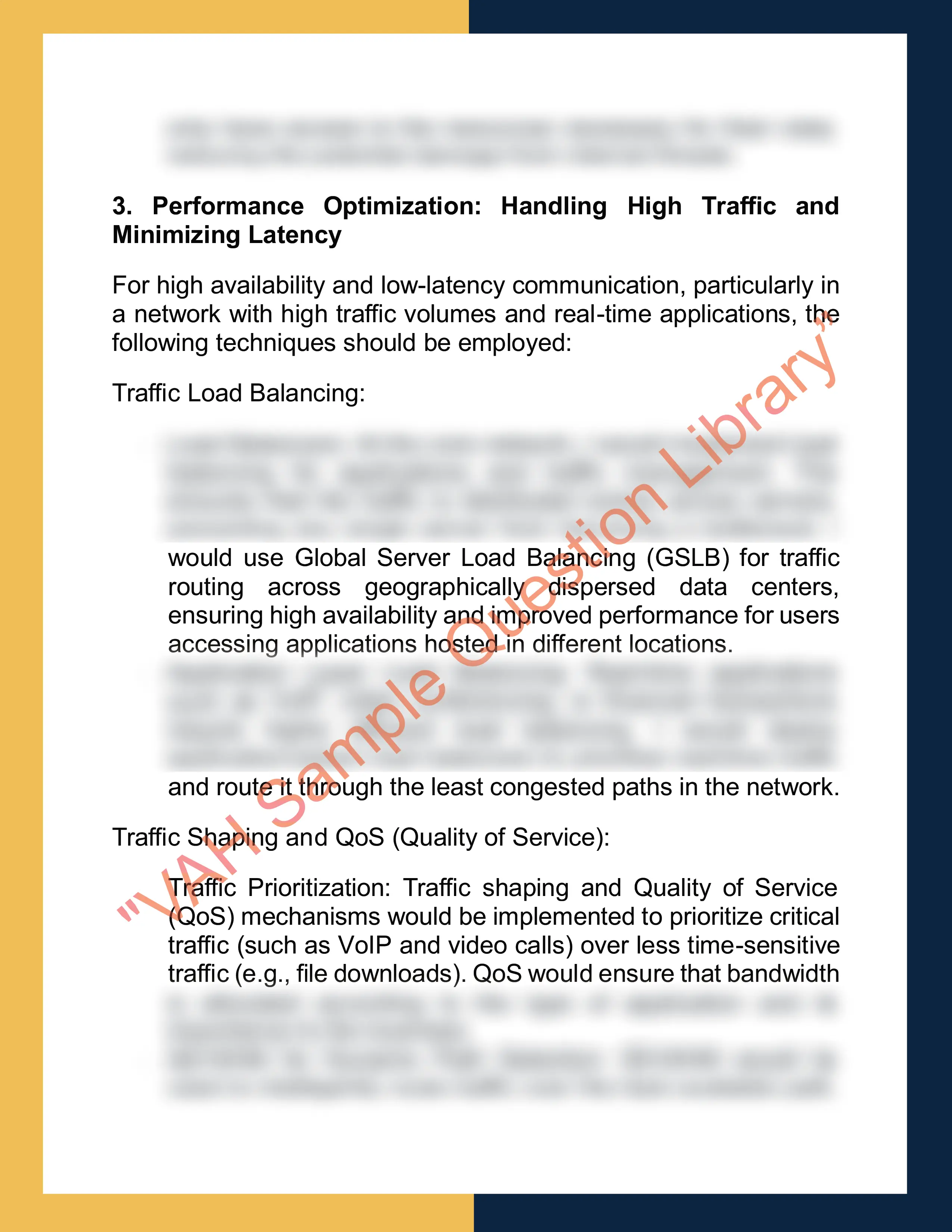 Assignment sample solution of NETW3201 - Computer Networking 4