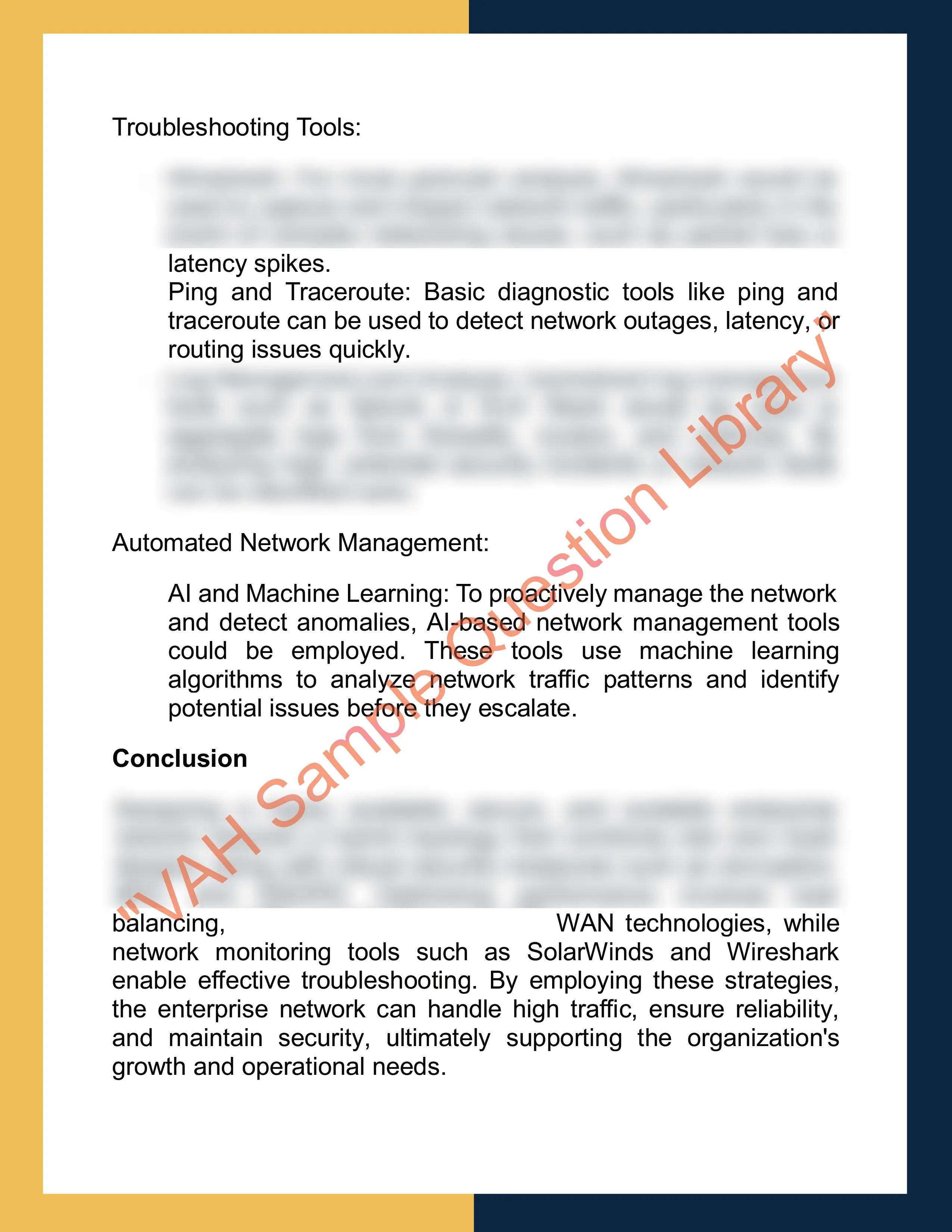 Assignment sample solution of NETW3201 - Computer Networking 6