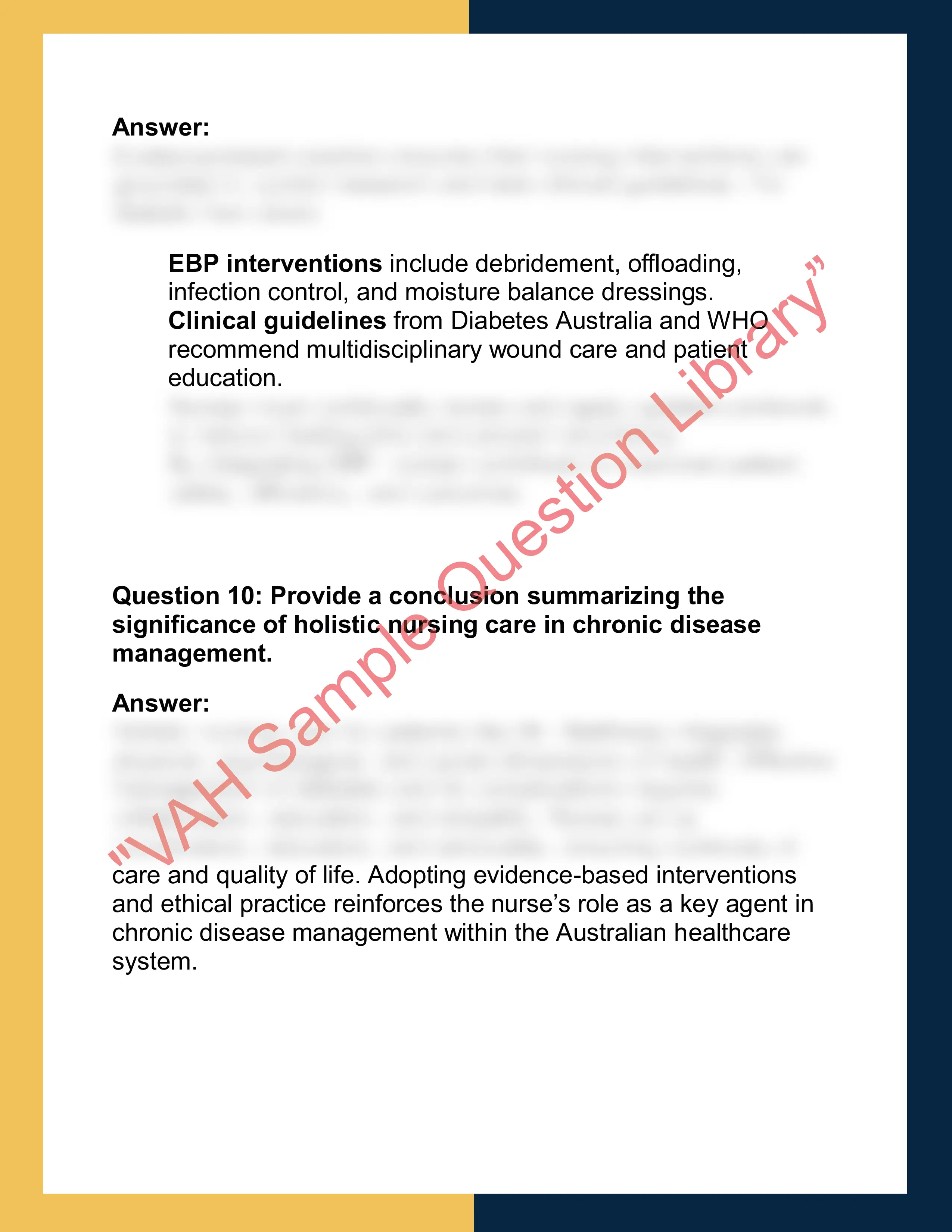 NUR201 – Nursing Case Study Report 6