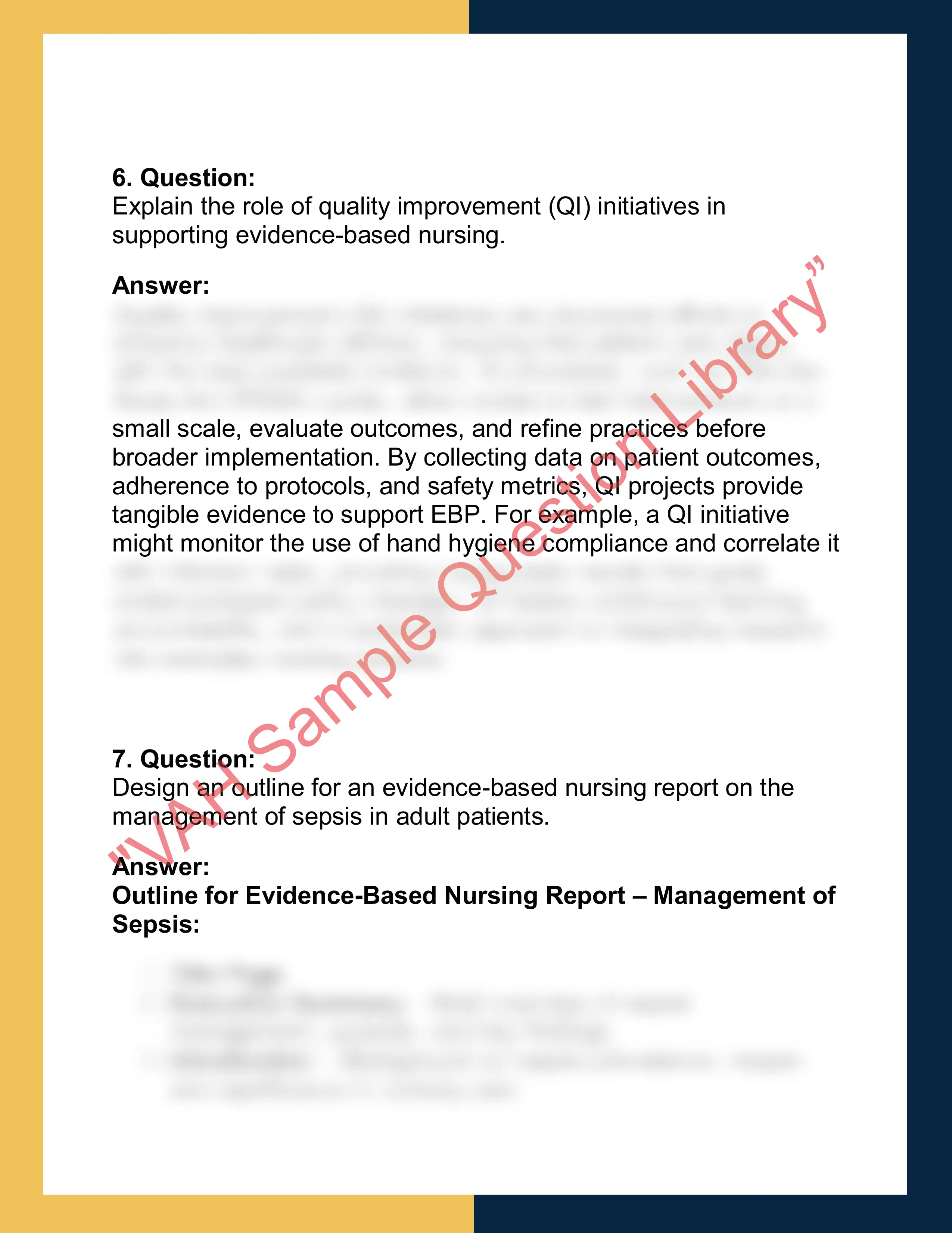 NUR301 – Evidence-Based Nursing  Report 4