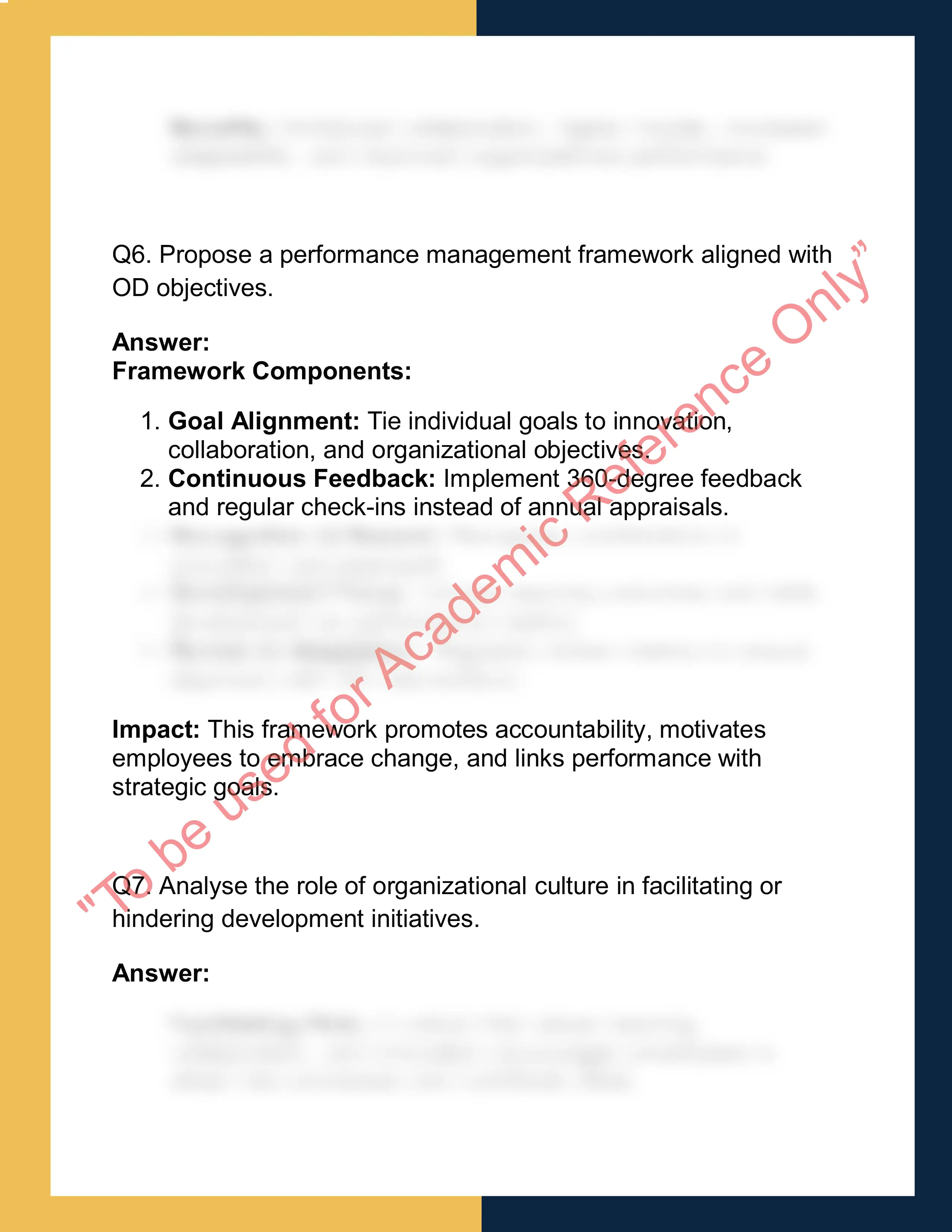 OD502 – Organizational  Development 5