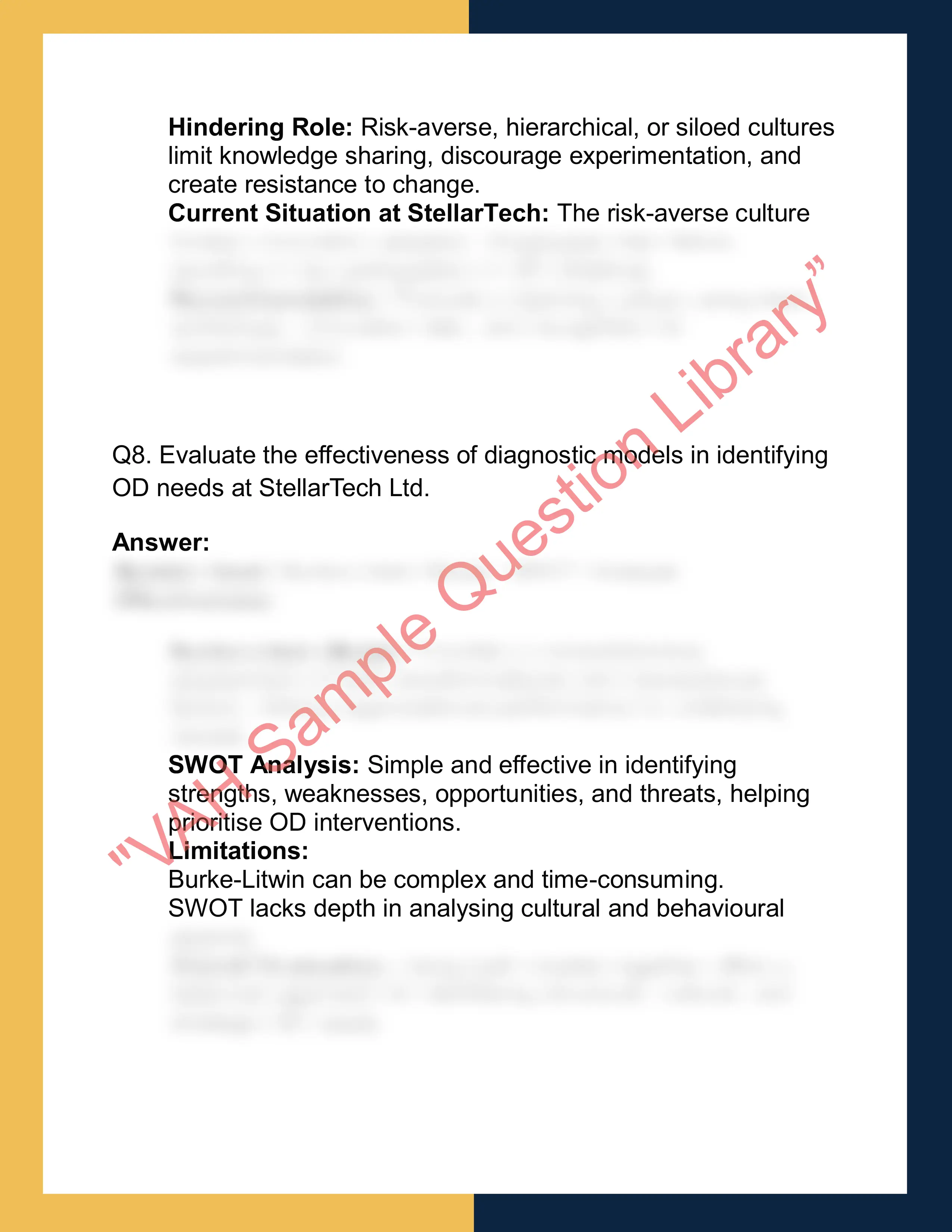 OD502 – Organizational  Development 6