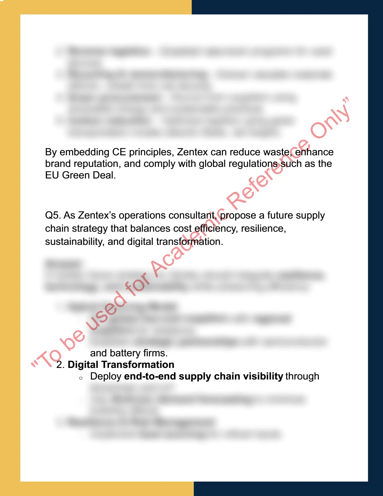 OPSM6001- Operations & Supply Chain Management 5