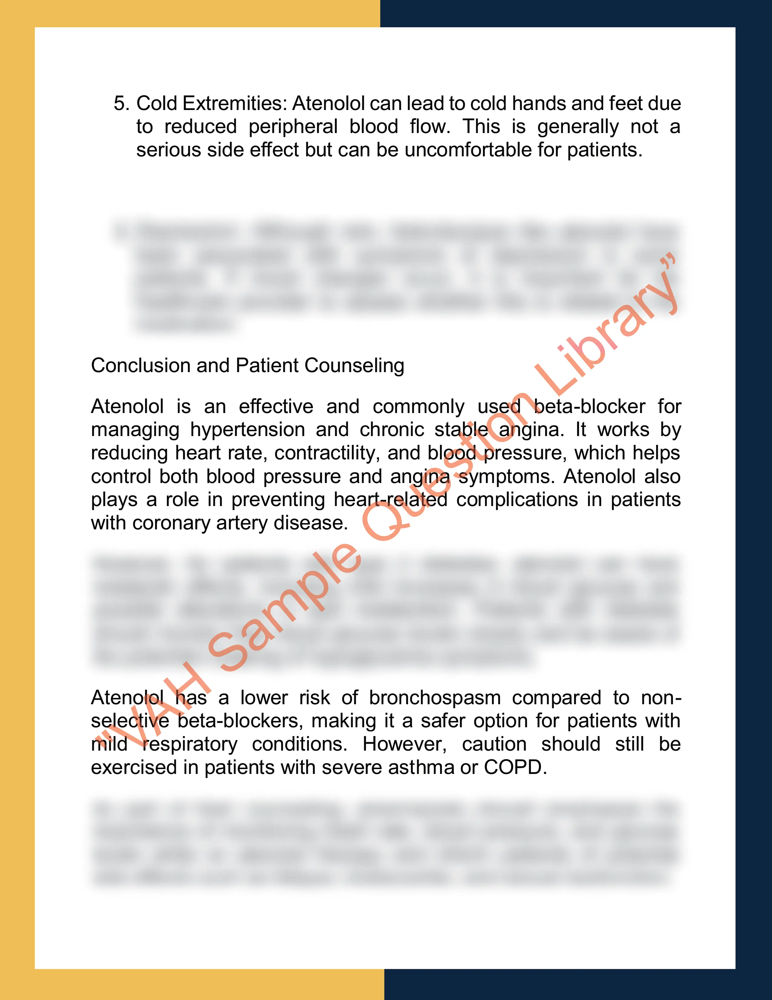 Assignment sample solution of PHAR2002 - Medicinal Chemistry and Pharmacology 6