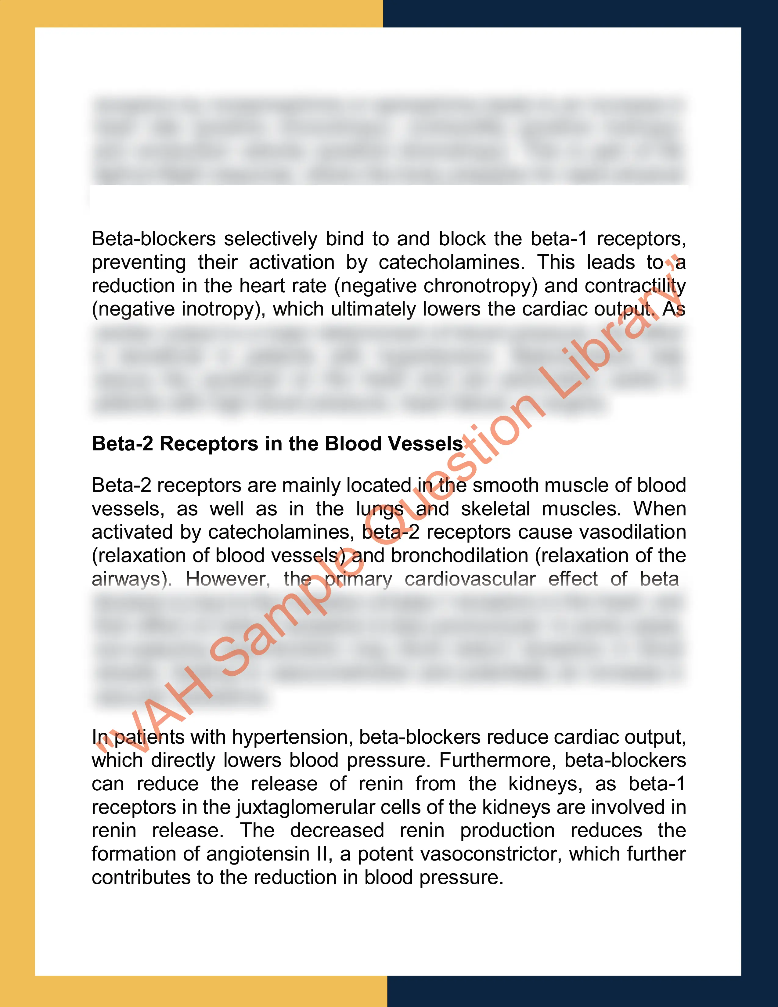 Assignment sample solution of PHAR2021 - Pharmacology and Therapeutics 2