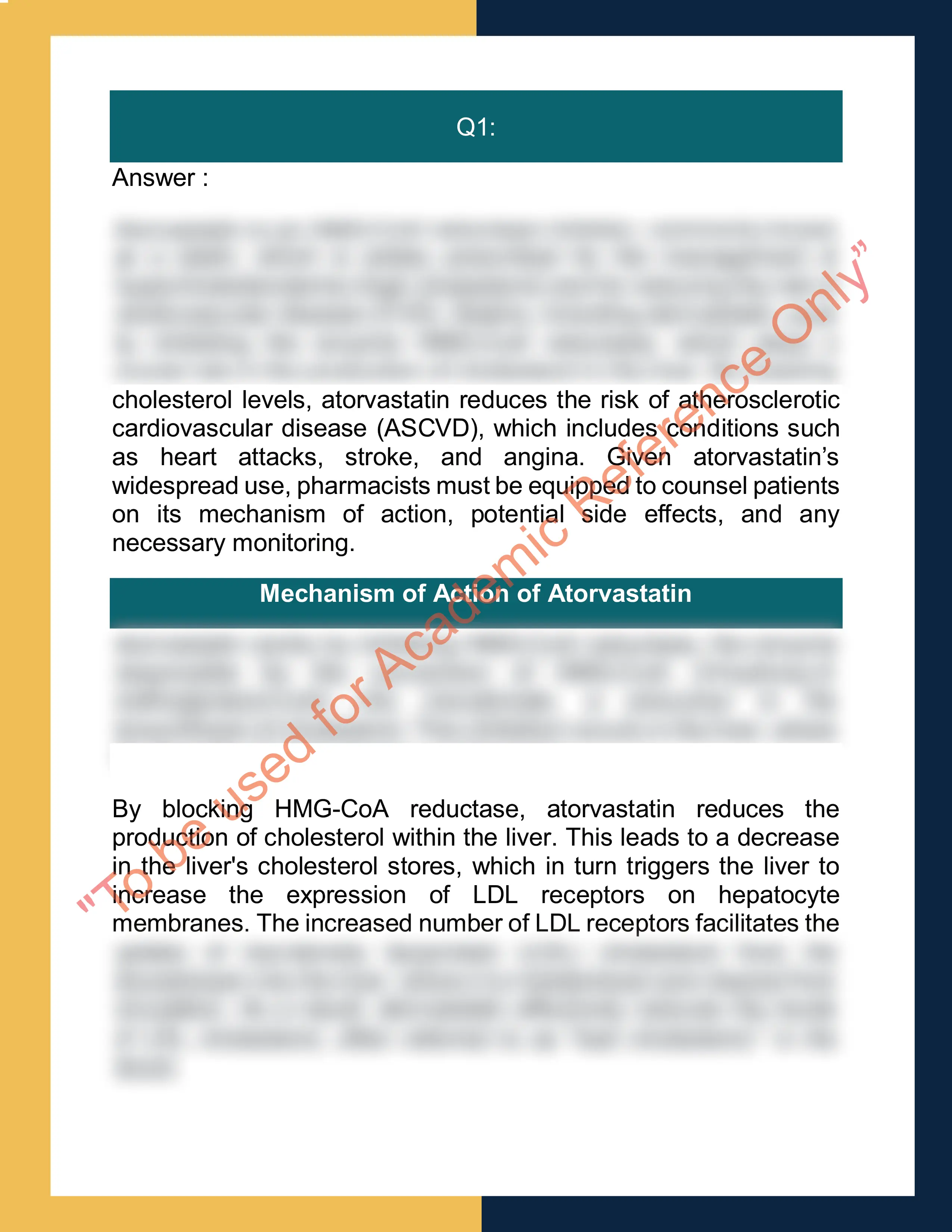 Assignment sample solution of PHAR3002 - Pharmacy Practice 1