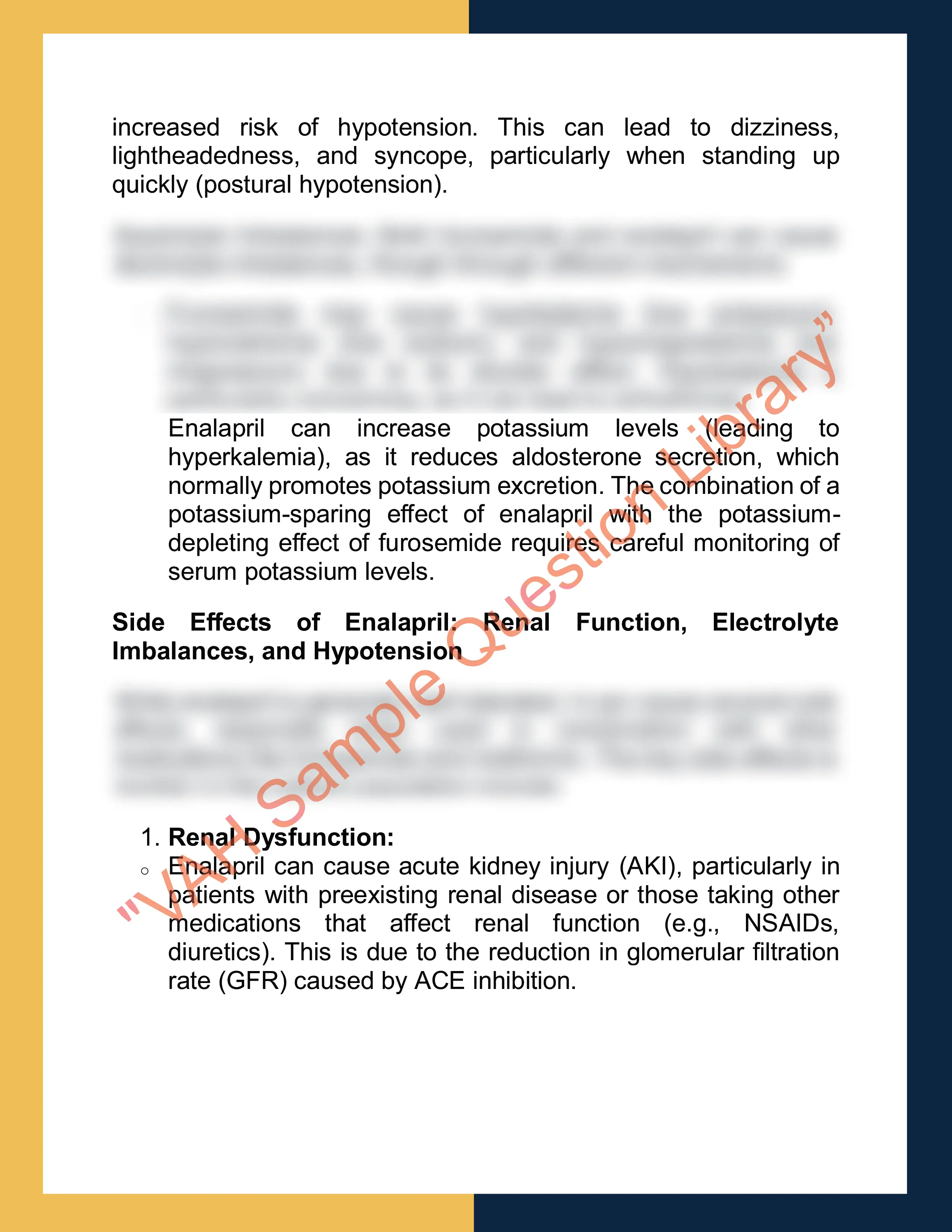 Assignment sample solution of PHAR3010 - Clinical Pharmacy 4