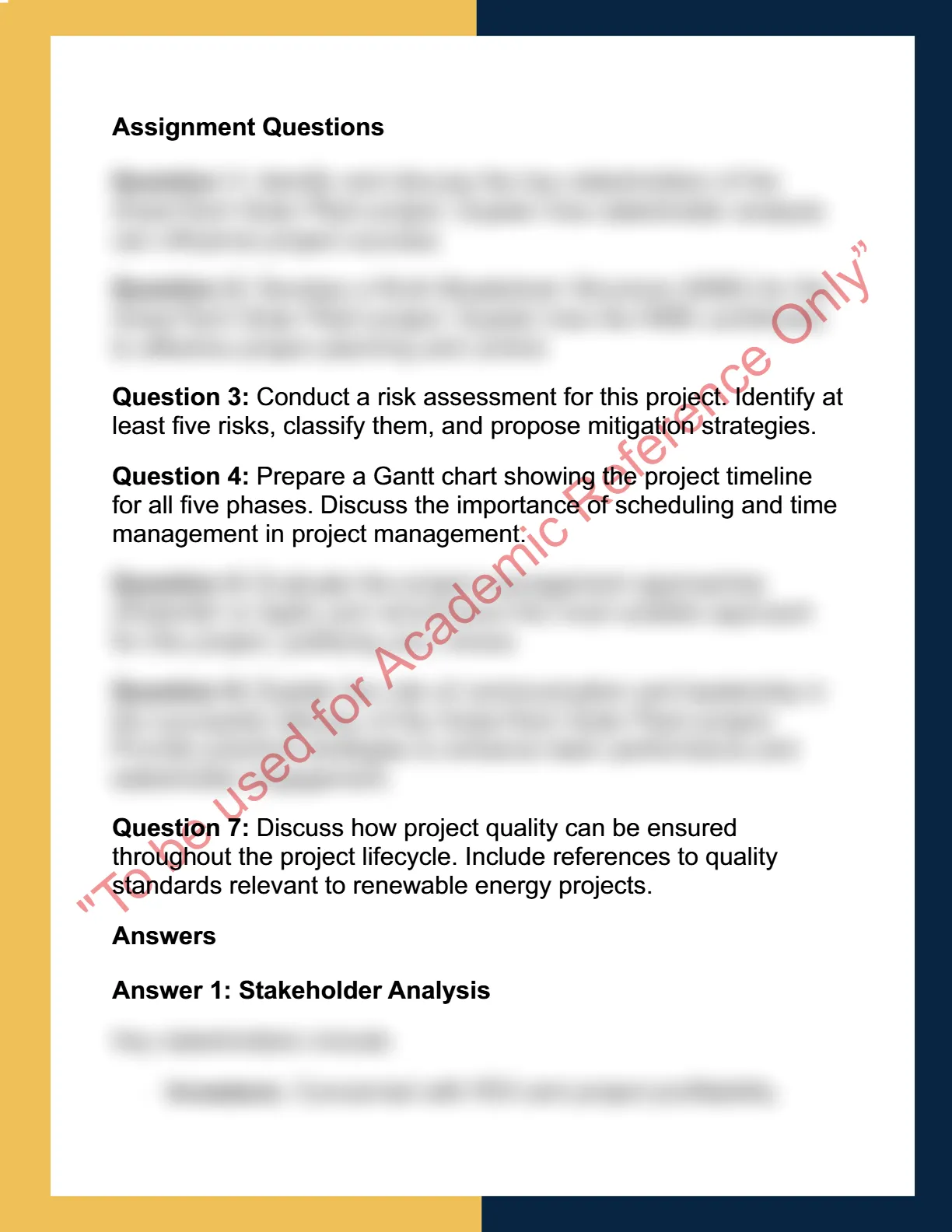 PROJ6001 – Project Management Principles 1