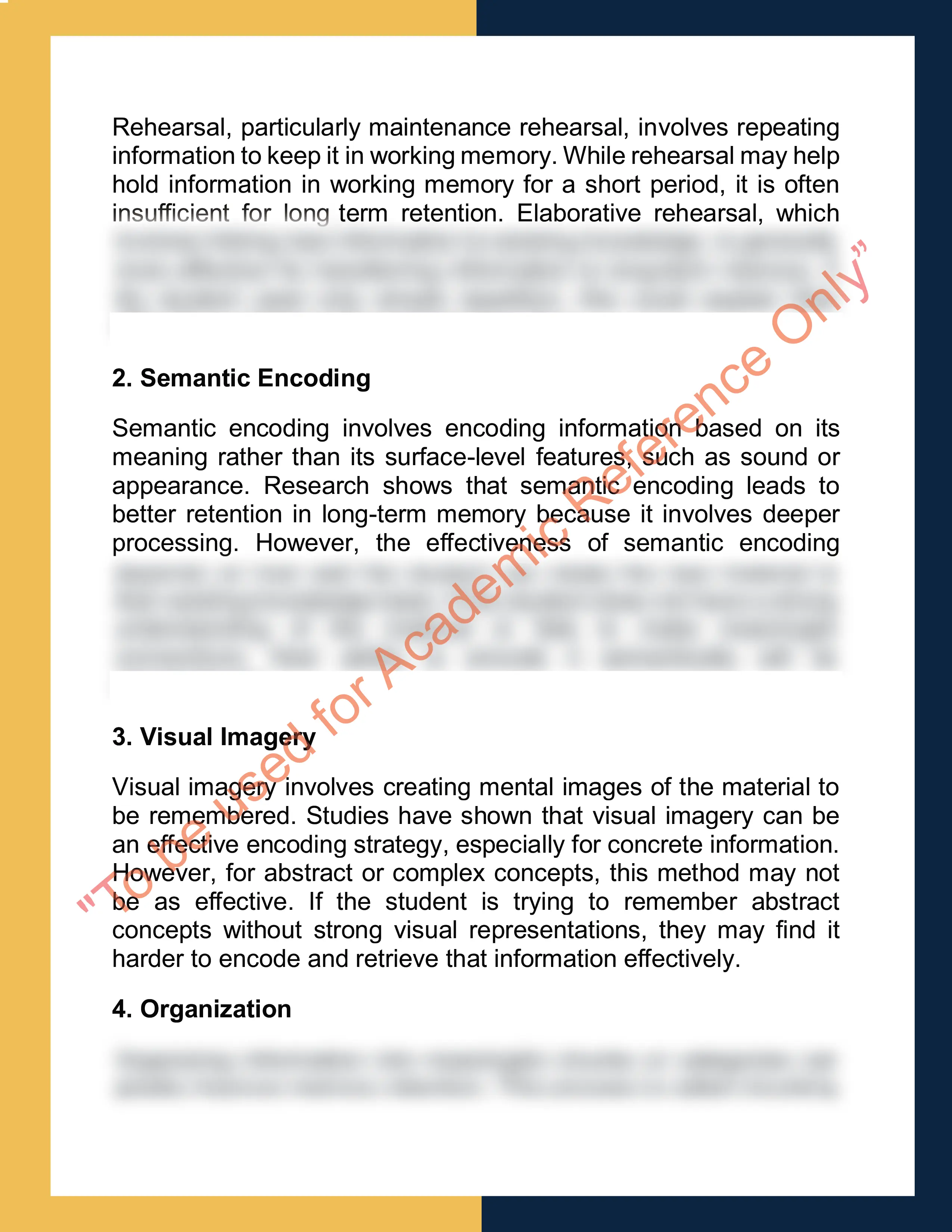 Assignment sample solution of PSY101 - Introduction to Psychology 3