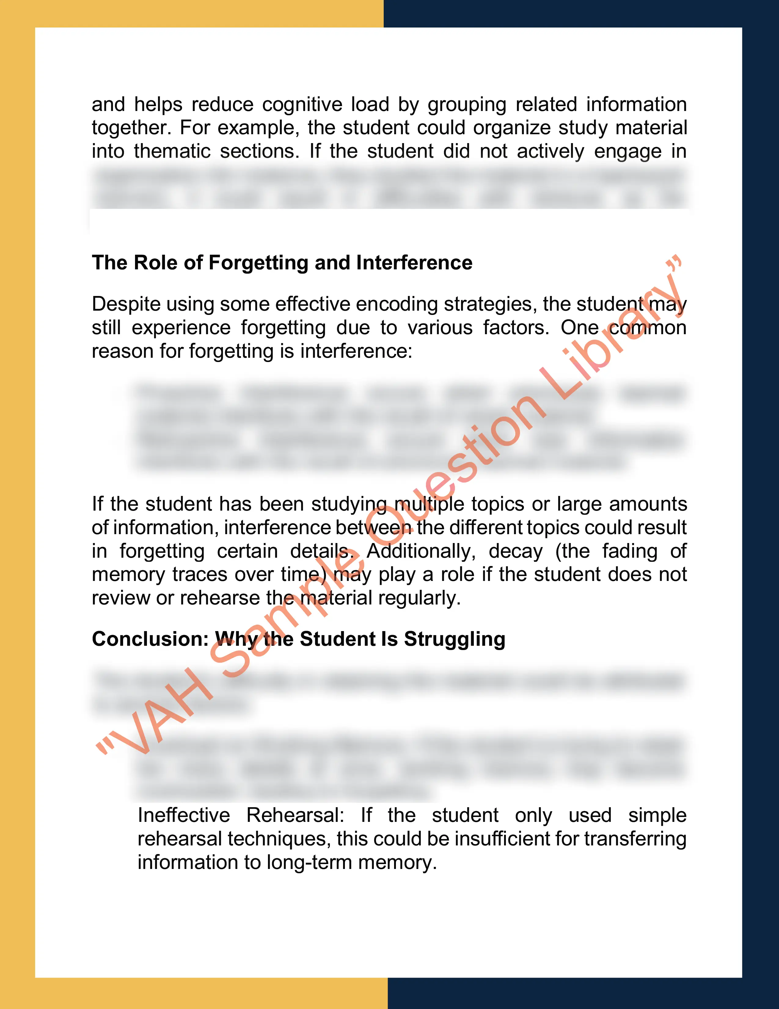 Assignment sample solution of PSY101 - Introduction to Psychology 4