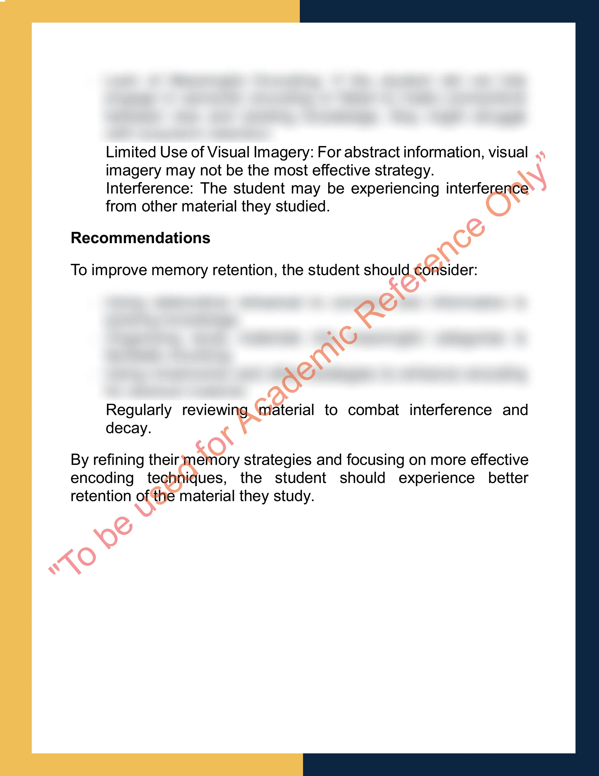 Assignment sample solution of PSY101 - Introduction to Psychology 5