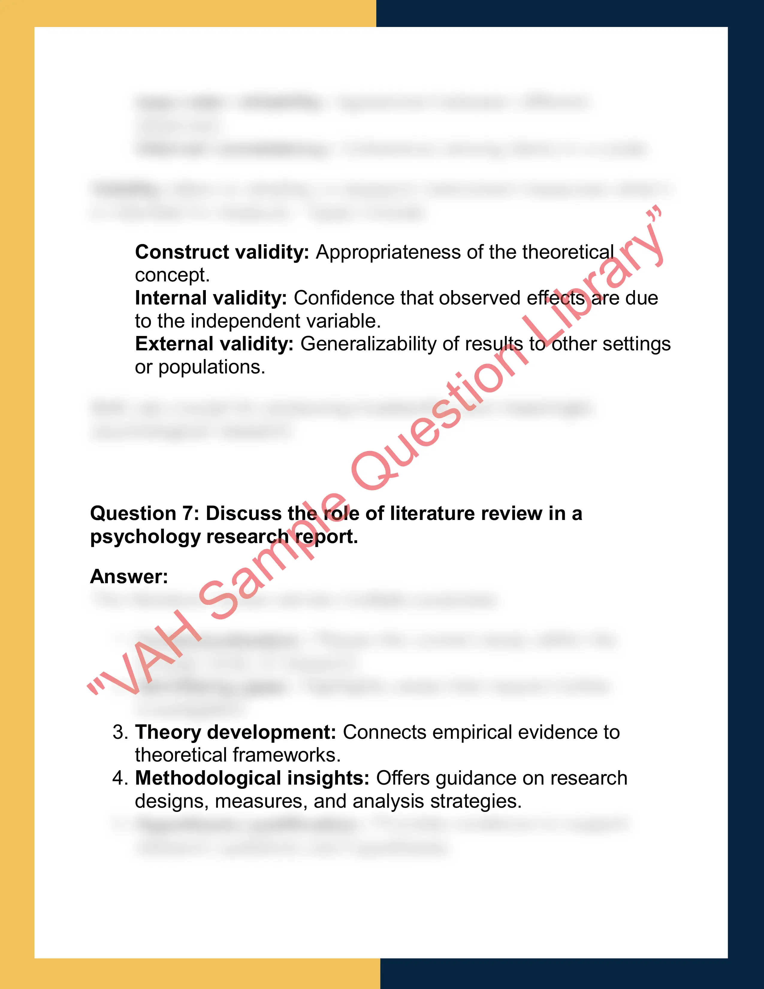 PSY201 – Research in Psychology  Report 4